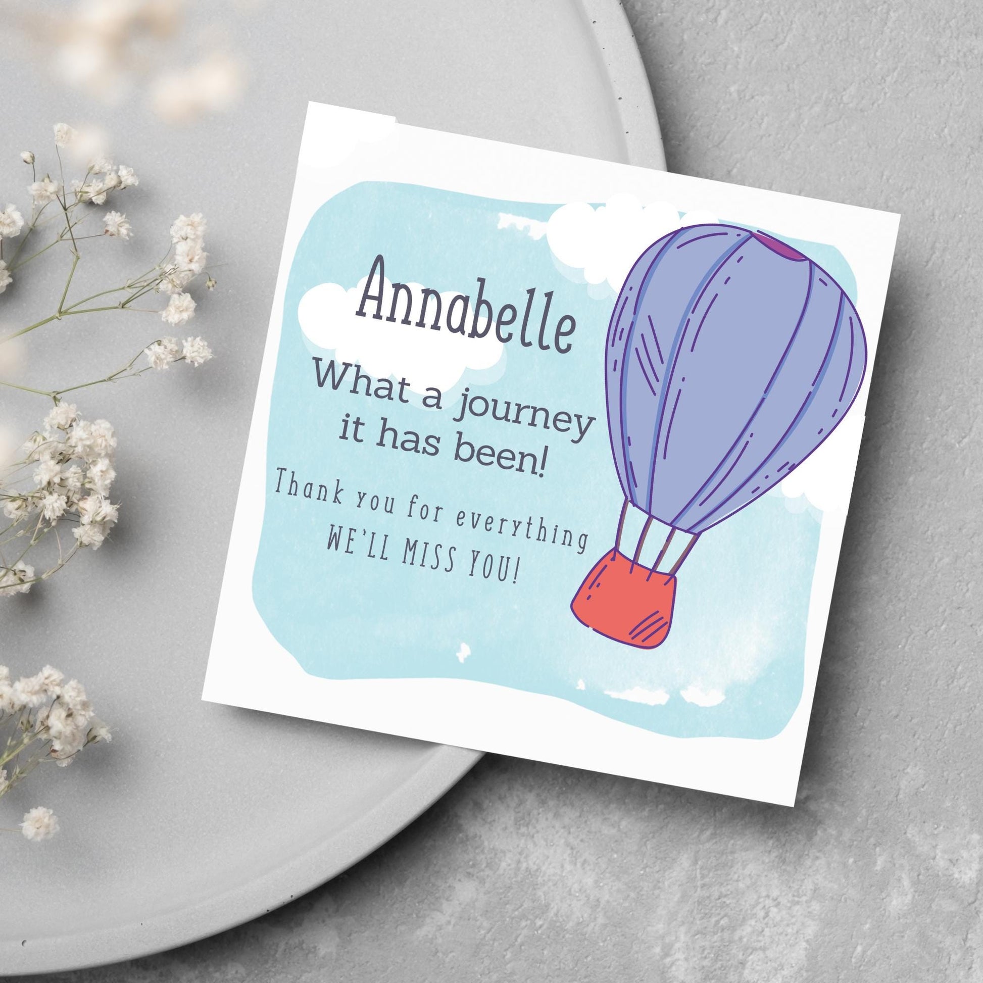Retirement Card, Leaving Card for Teacher, Personalised Retirement Card, Retired Card, Retiring, We'll Miss You Card, Office Retirement Card