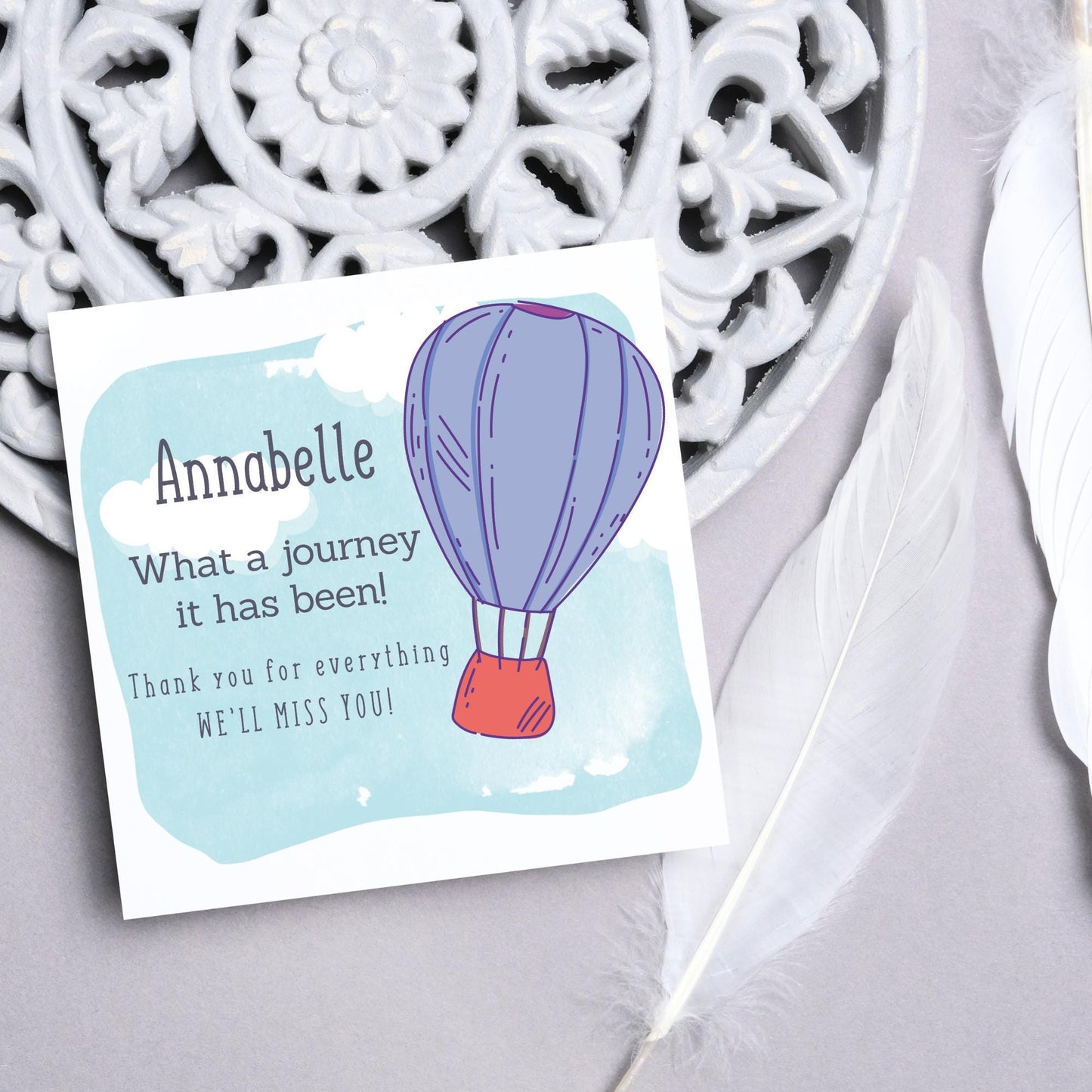 Retirement Card, Leaving Card for Teacher, Personalised Retirement Card, Retired Card, Retiring, We'll Miss You Card, Office Retirement Card