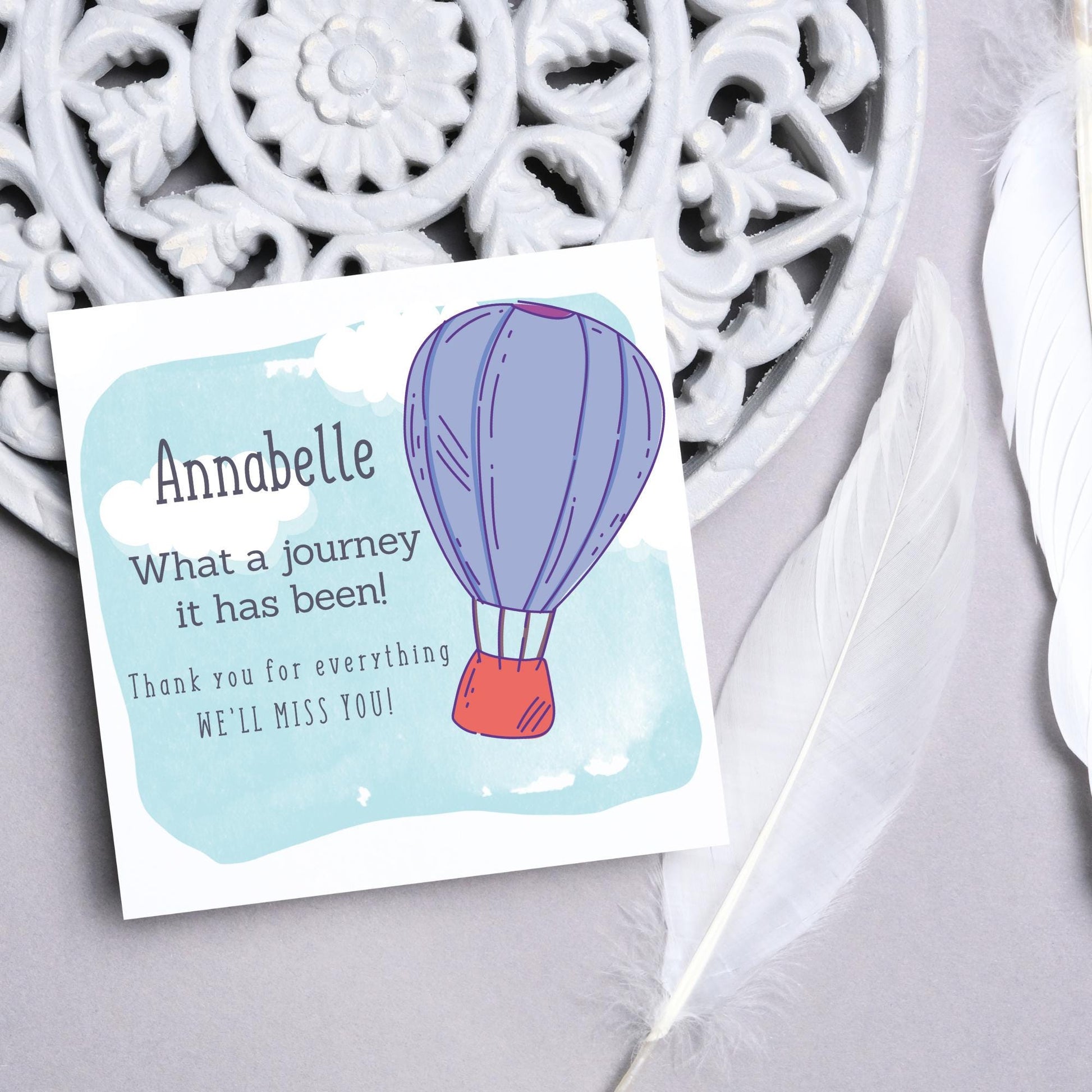 Retirement Card, Leaving Card for Teacher, Personalised Retirement Card, Retired Card, Retiring, We'll Miss You Card, Office Retirement Card