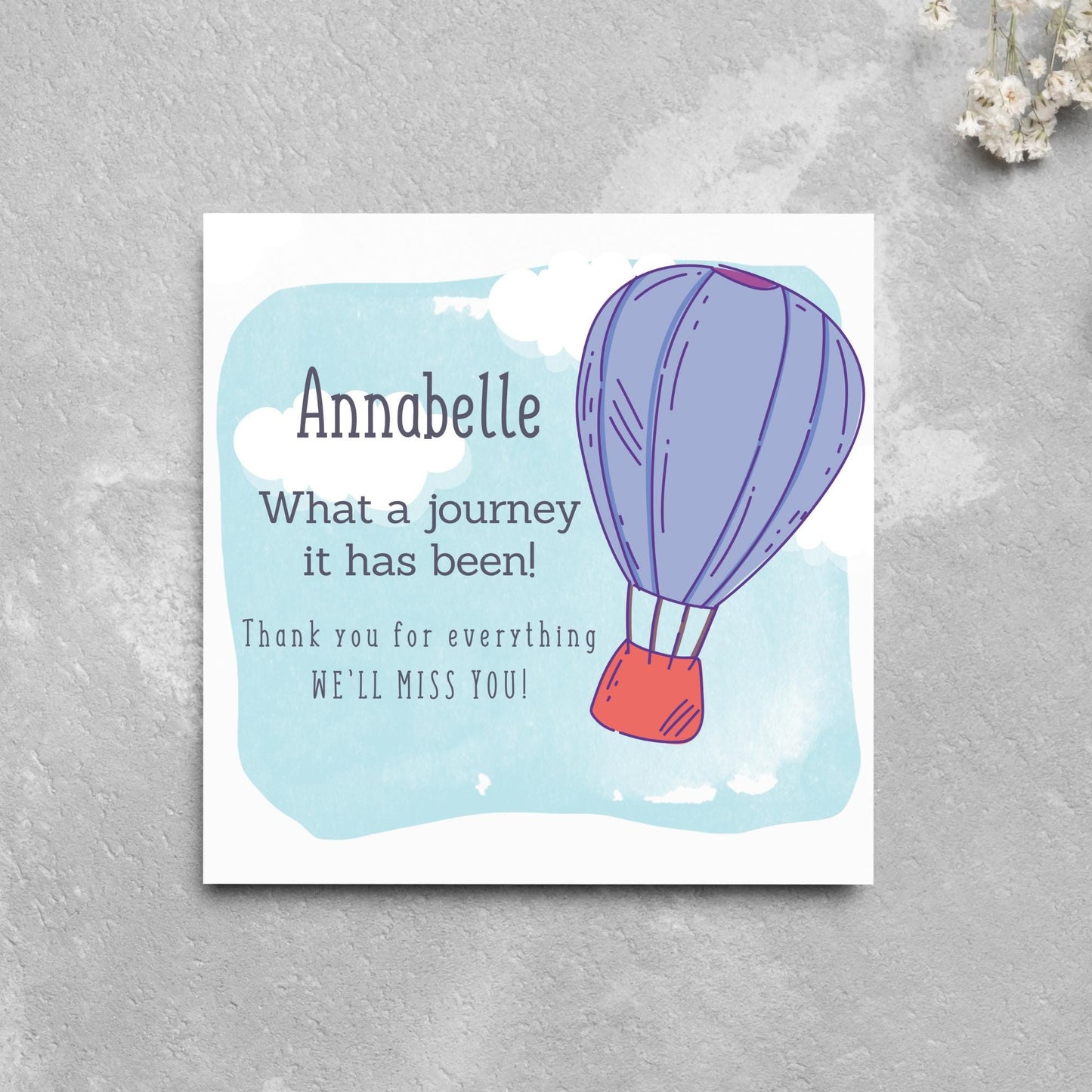 Retirement Card, Leaving Card for Teacher, Personalised Retirement Card, Retired Card, Retiring, We'll Miss You Card, Office Retirement Card