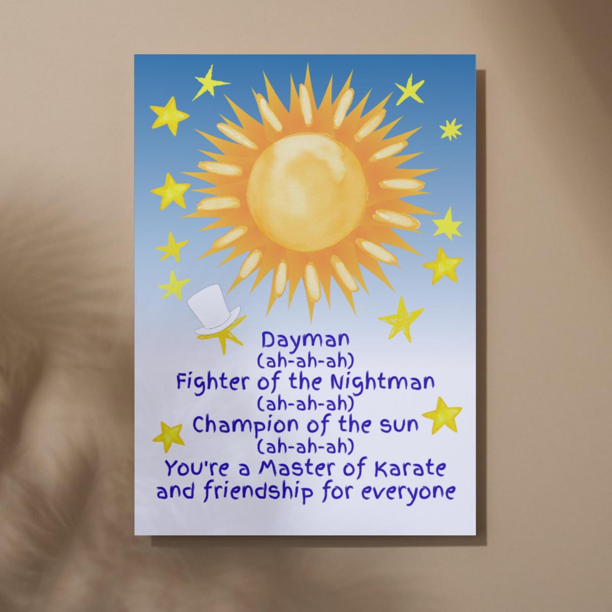 It's Always Sunny in Philadelphia Poster, A4 Print, High Quality Wall Art, Dayman, Nightman Cometh, Charlie Lyrics Poster, Always Sunny Art