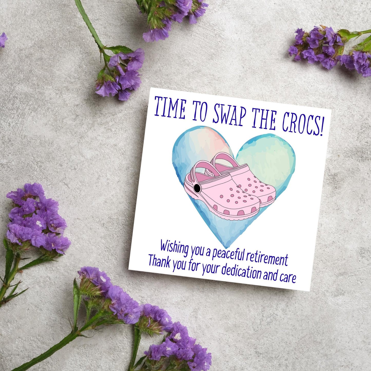 Nurse Retirement Card, Leaving Card for Nurse, Happy Retirement Card, Retired Card, Retiring, We'll Miss You Card, Nursing Retirement Card