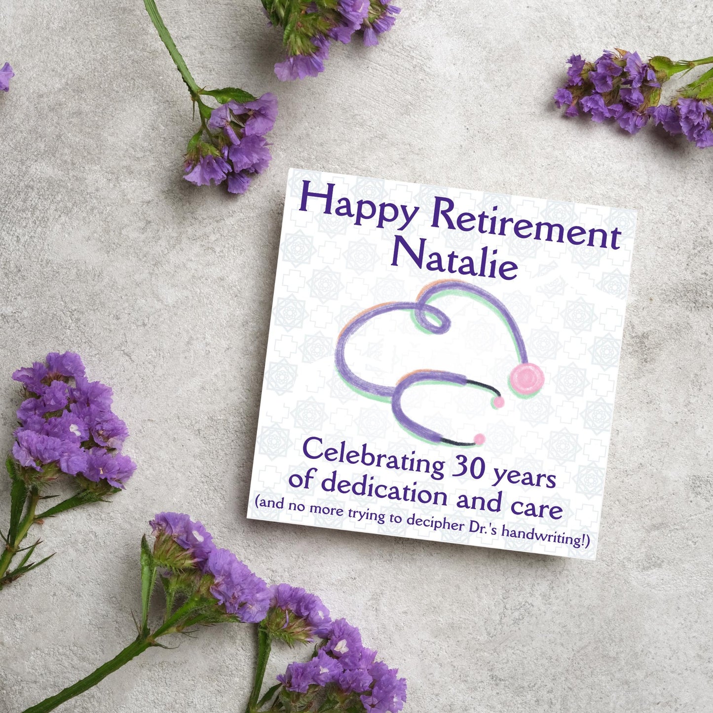 Personalised Nurse Retirement Card, Leaving Card for Nurse, Retirement Card, Retired Card, Retiring, We'll Miss You Card