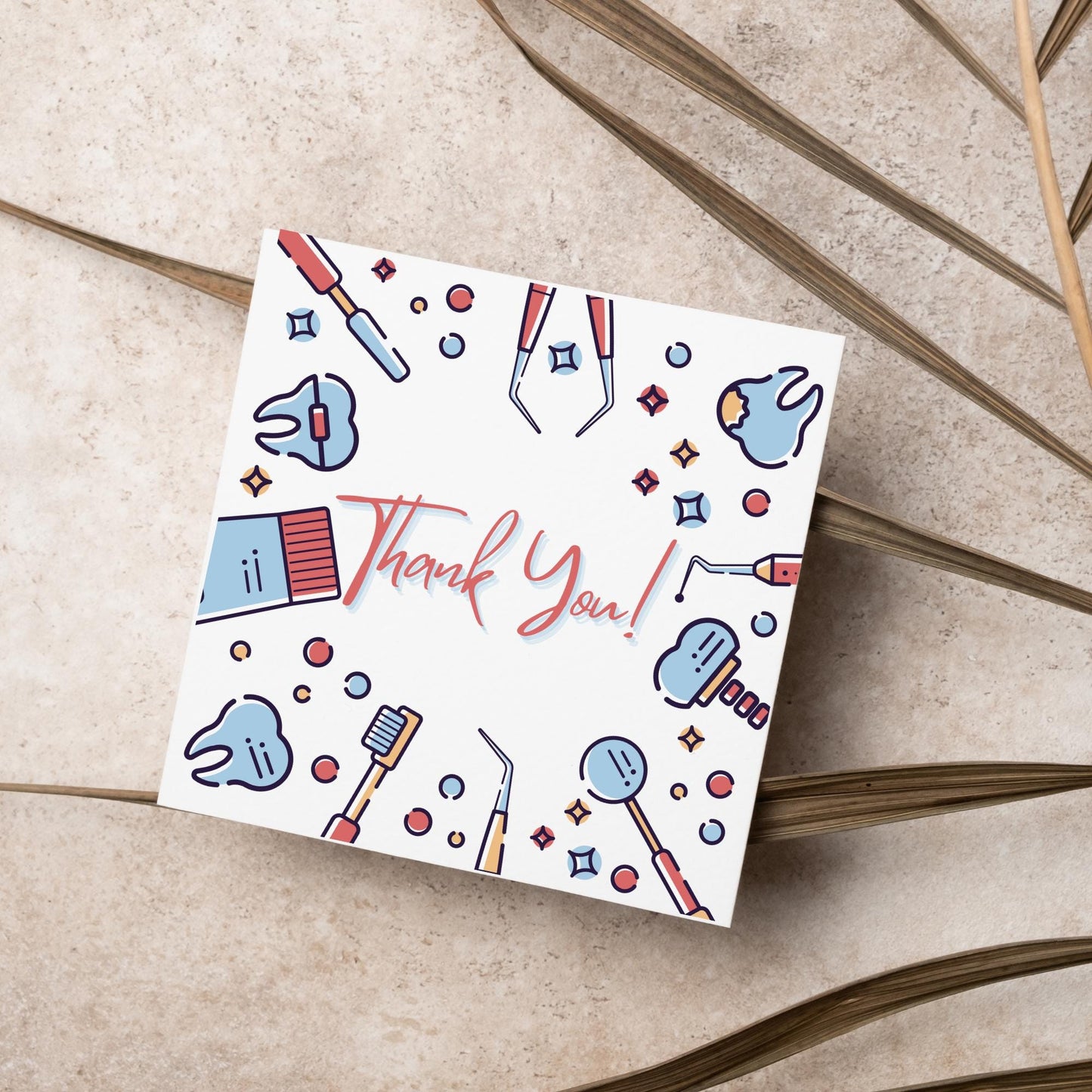 Thank You Card for Dentist, Card For Orthodontist, Dental Thank You Card, Thanks Dental Staff, Dentist Appreciation Card, Dental Nurse Card