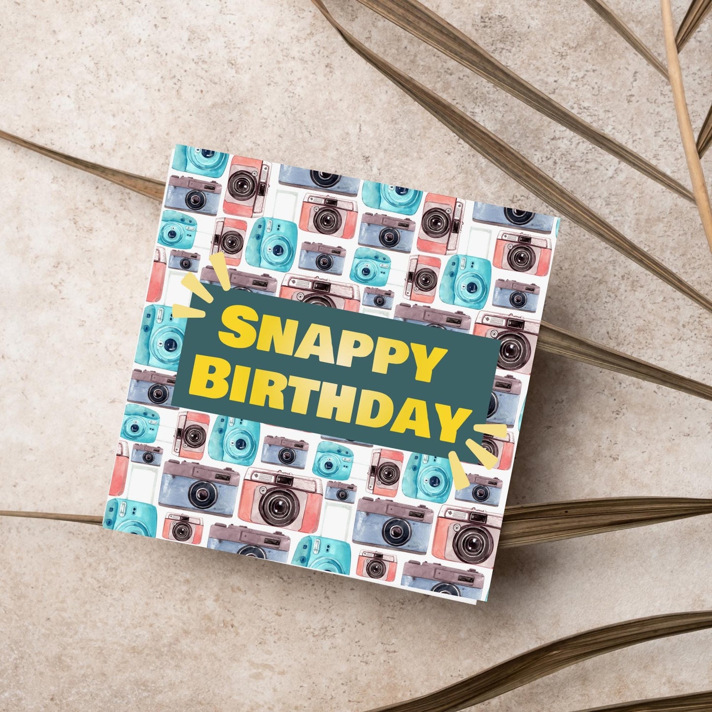 Photographer Birthday Card, Camera design, Photography Card, Birthday Card, Camera Card, Card For Him, Card For Her, Photography Club Card