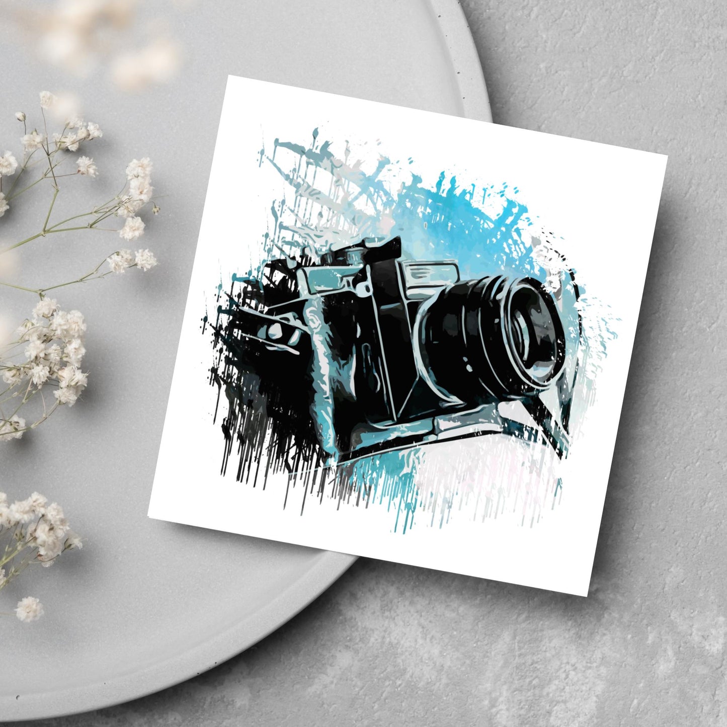Photographer Birthday Card, Camera design, Photography Card, Birthday Card, Camera Card, Card For Him, Card For Her, Photography Club Card