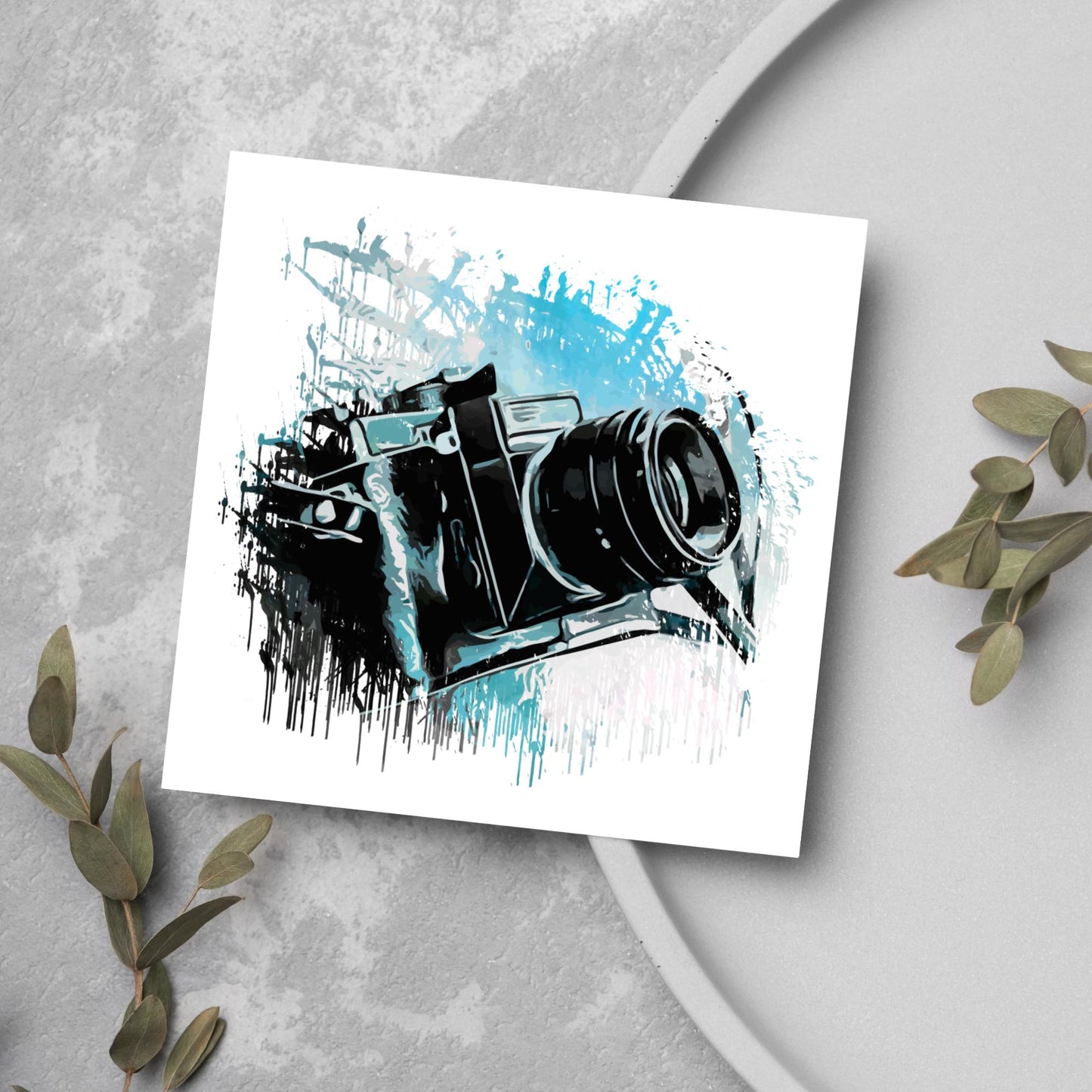 Photographer Birthday Card, Camera design, Photography Card, Birthday Card, Camera Card, Card For Him, Card For Her, Photography Club Card