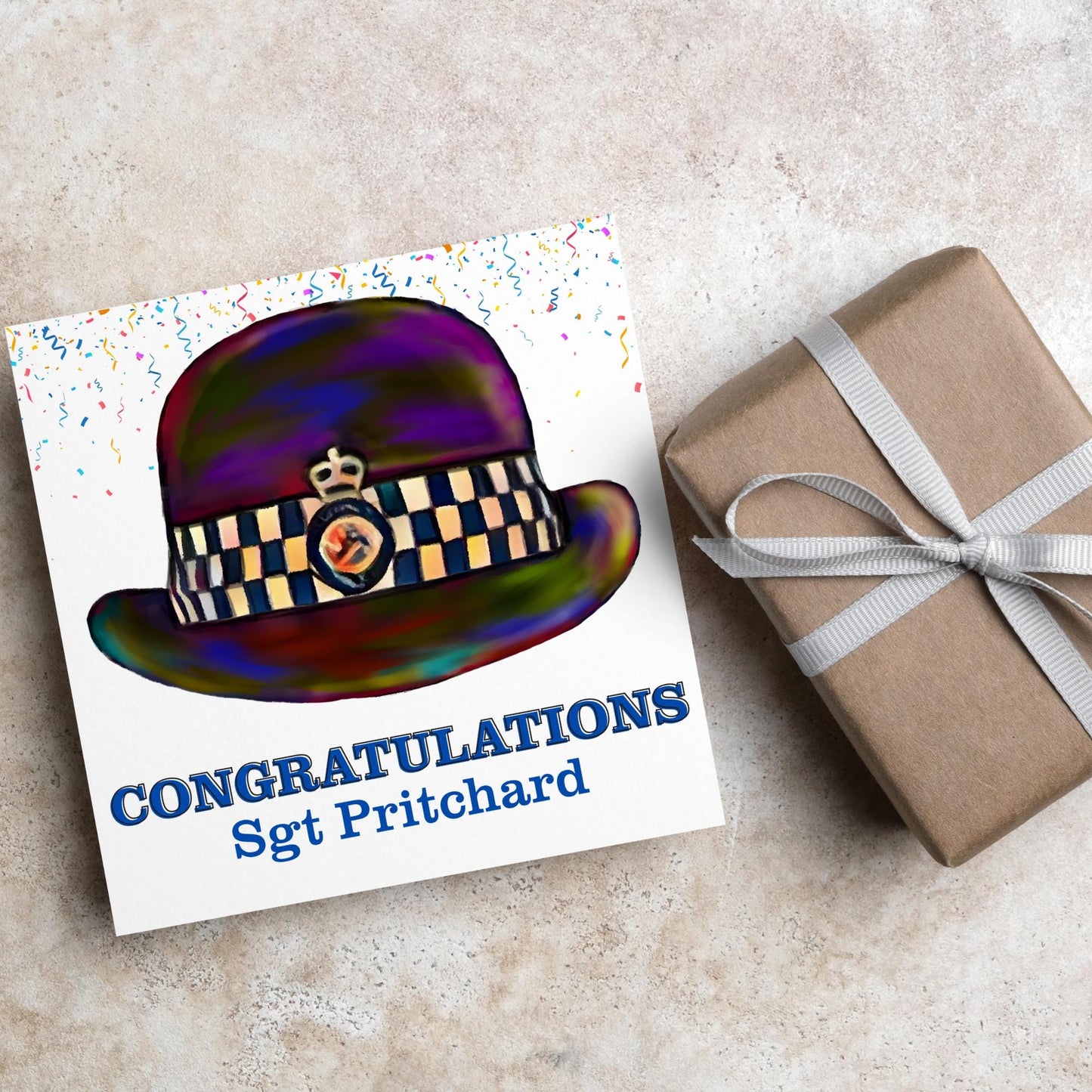 Personalised Congratulations Police Card, Card for Daughter, Card for Sister, Congratulations Card, PCSO Graduation Card, Police Graduation