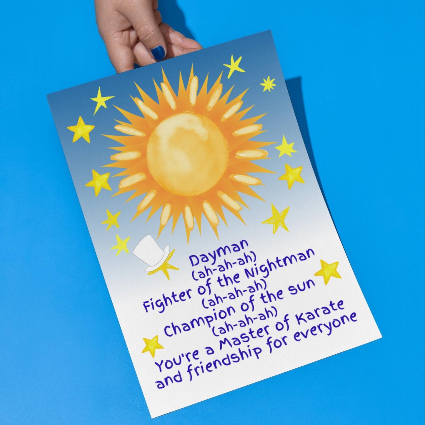 It's Always Sunny in Philadelphia Poster, A4 Print, High Quality Wall Art, Dayman, Nightman Cometh, Charlie Lyrics Poster, Always Sunny Art
