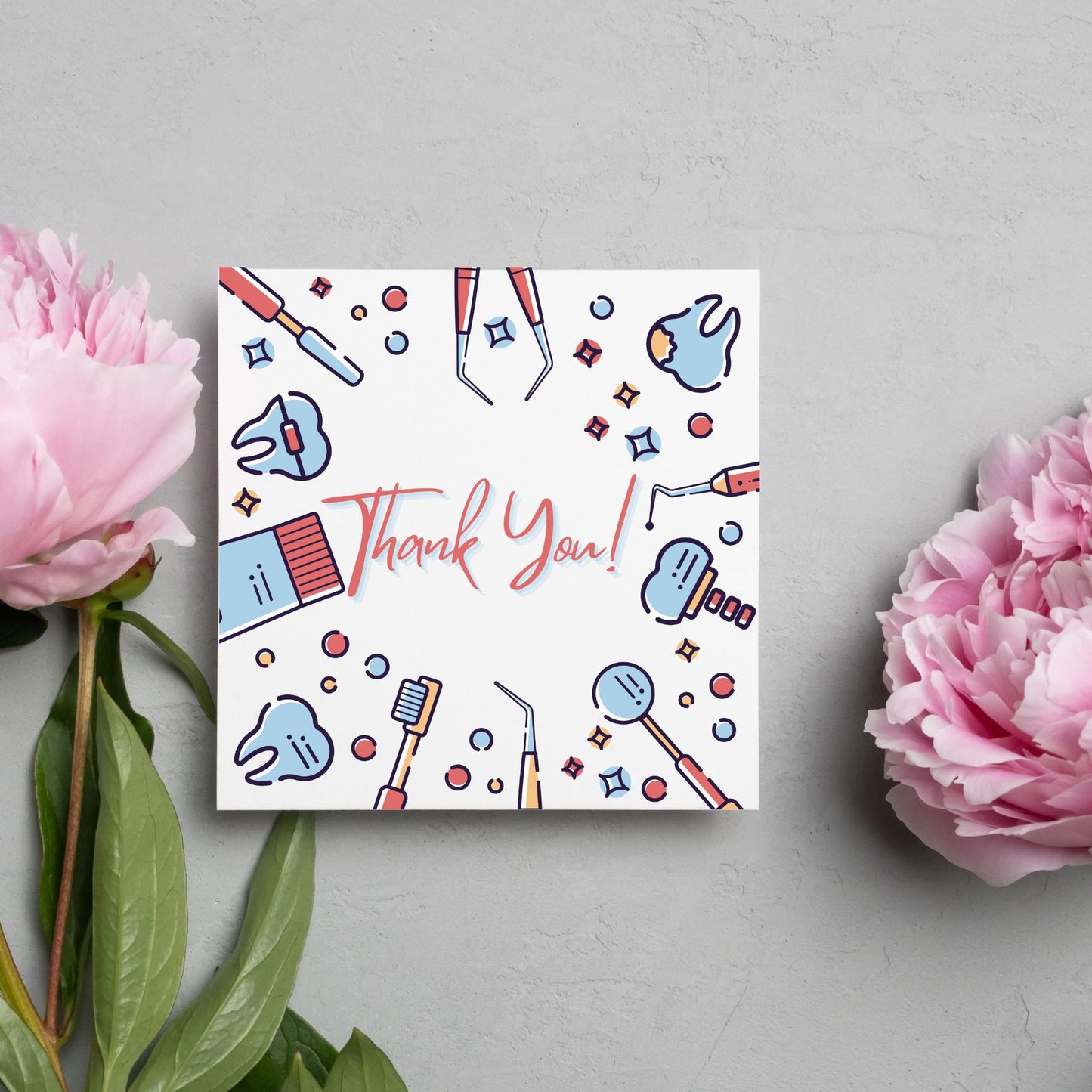 Thank You Card for Dentist, Card For Orthodontist, Dental Thank You Card, Thanks Dental Staff, Dentist Appreciation Card, Dental Nurse Card