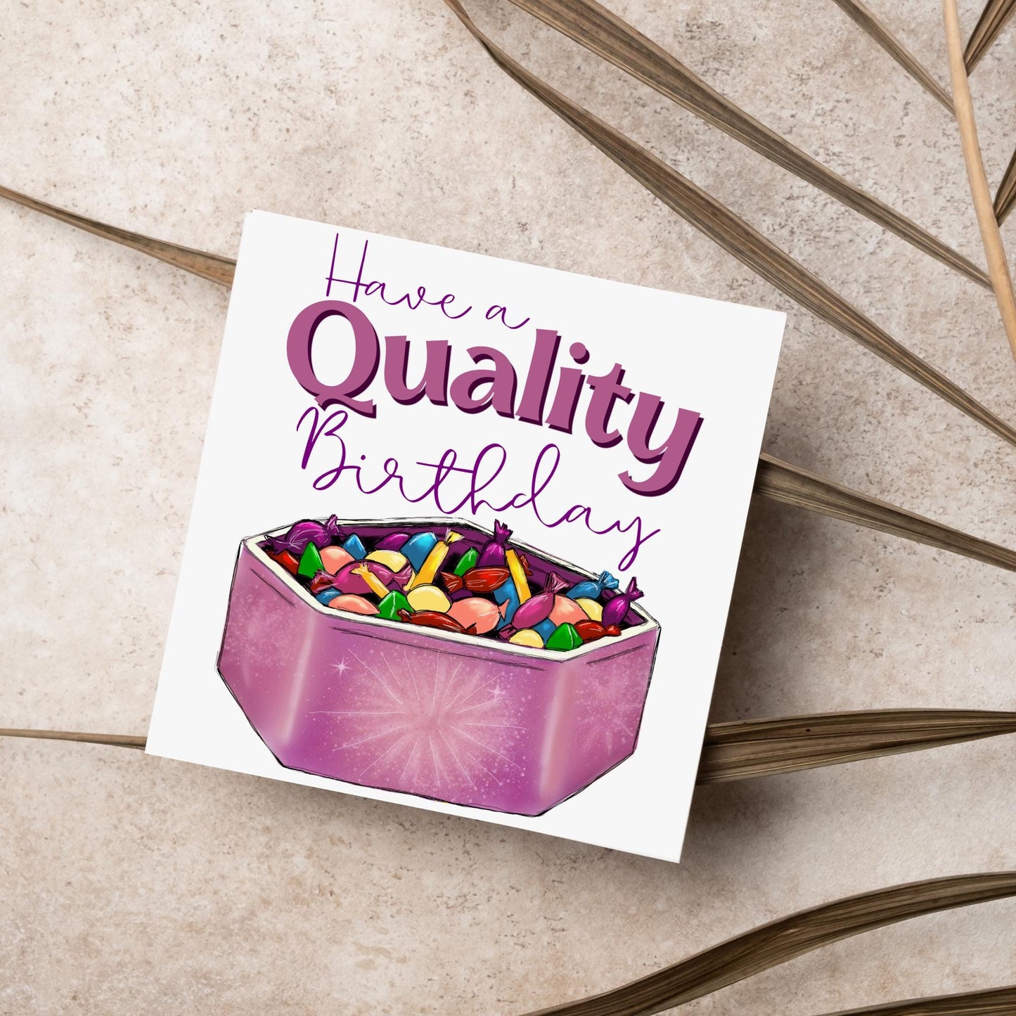 British Humour Birthday Card, Quality Chocolate Street Card, British Birthday Card, Chocolate Birthday Card, Card for Grandad, for Mum
