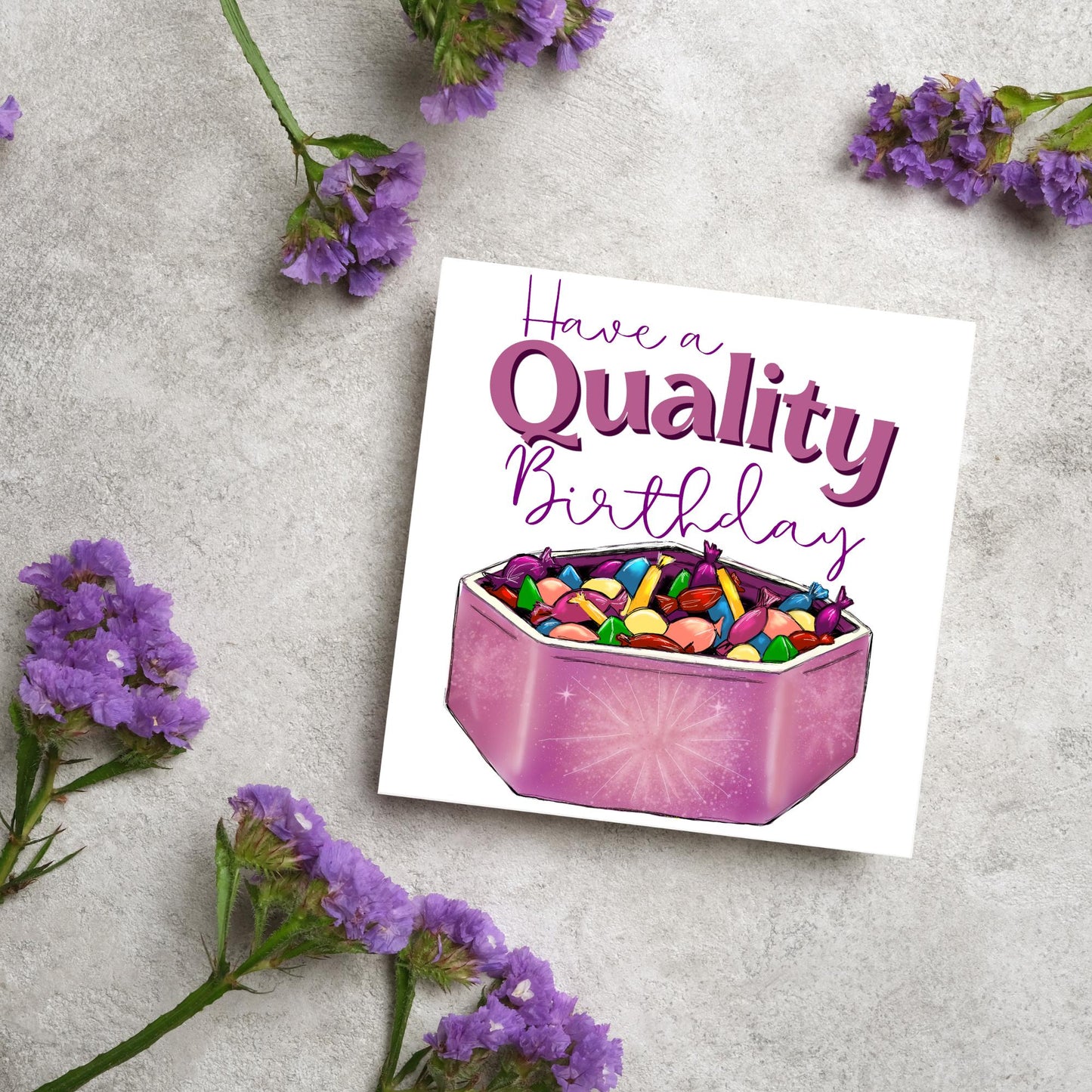British Humour Birthday Card, Quality Chocolate Street Card, British Birthday Card, Chocolate Birthday Card, Card for Grandad, for Mum