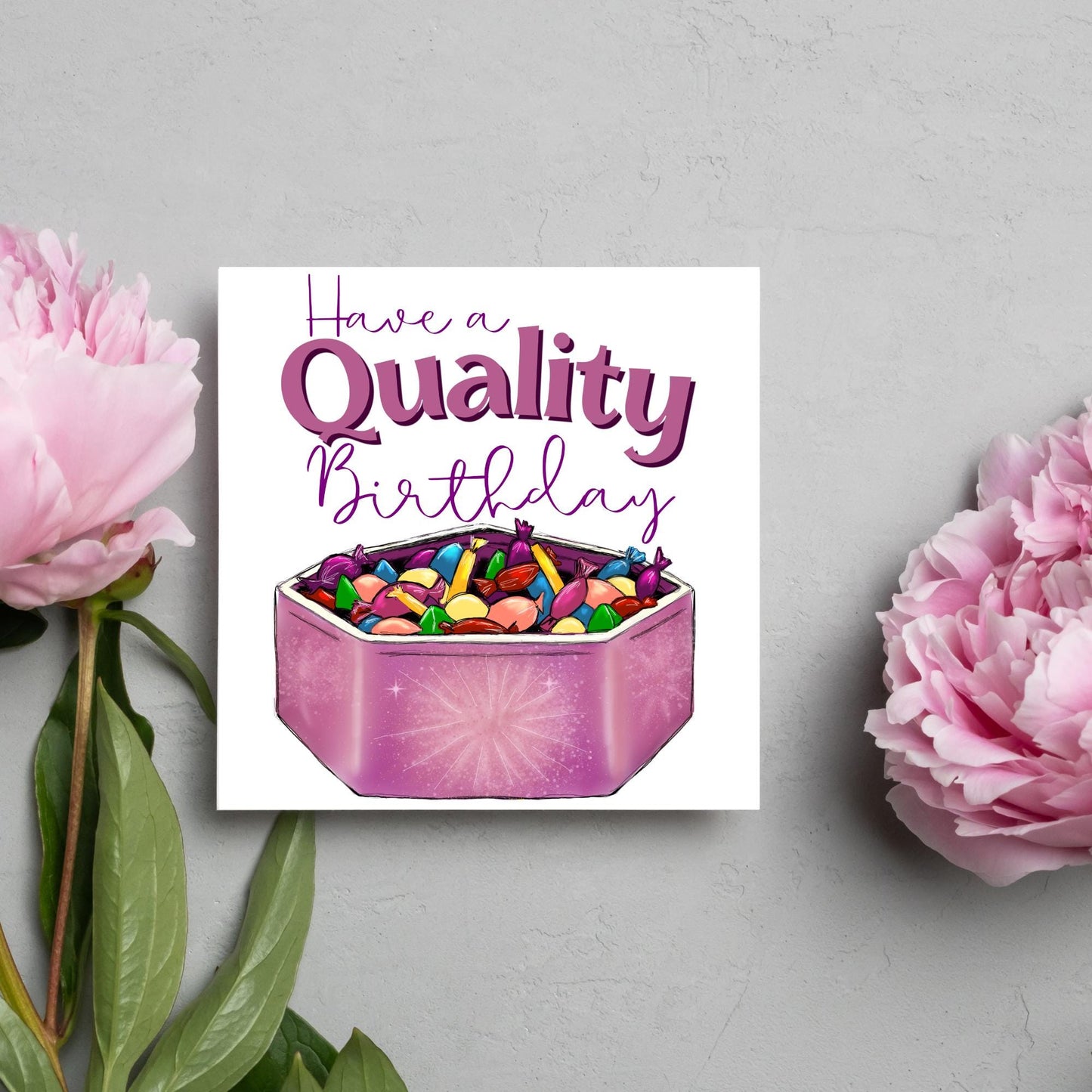 British Humour Birthday Card, Quality Chocolate Street Card, British Birthday Card, Chocolate Birthday Card, Card for Grandad, for Mum
