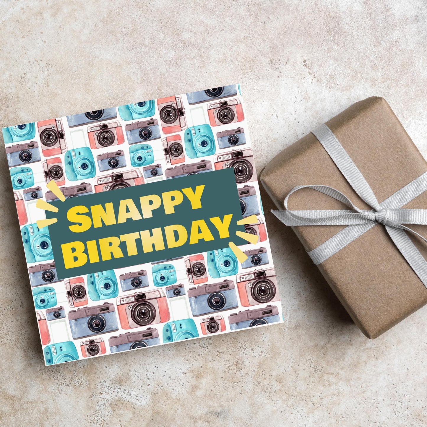 Photographer Birthday Card, Camera design, Photography Card, Birthday Card, Camera Card, Card For Him, Card For Her, Photography Club Card