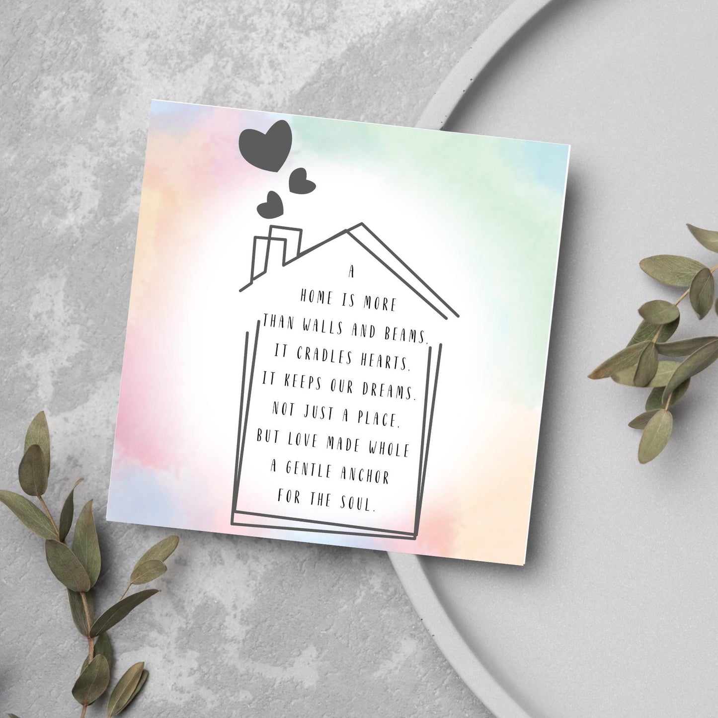 New Home Card, Moving House, First Home Card, New House Card, Moving Card, Moving Home Card, Relocating Card, Welcome Home, Buying House