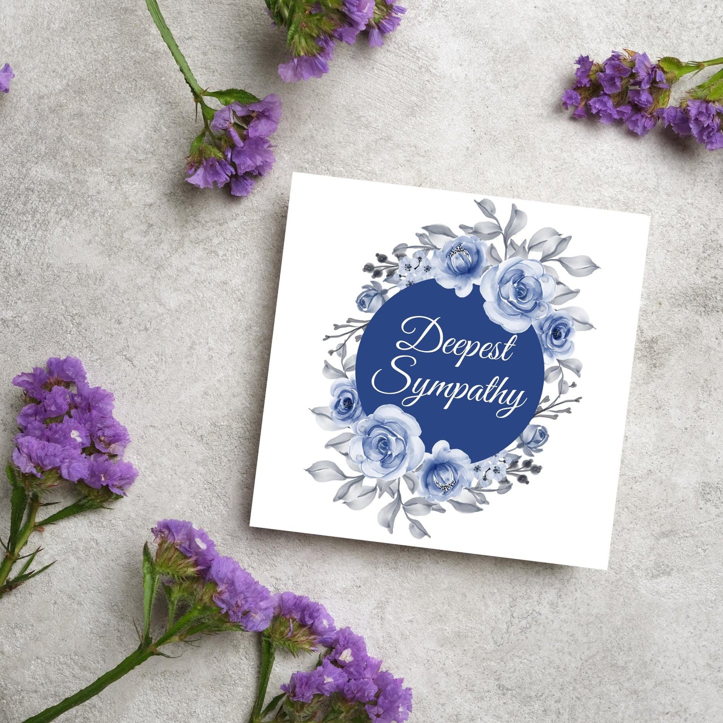 Sorry for Your Loss Card, Bereavement Card, Deepest Sympathy Card, Card for Loss, Rest in Peace, Funeral Card, Condolences Card,