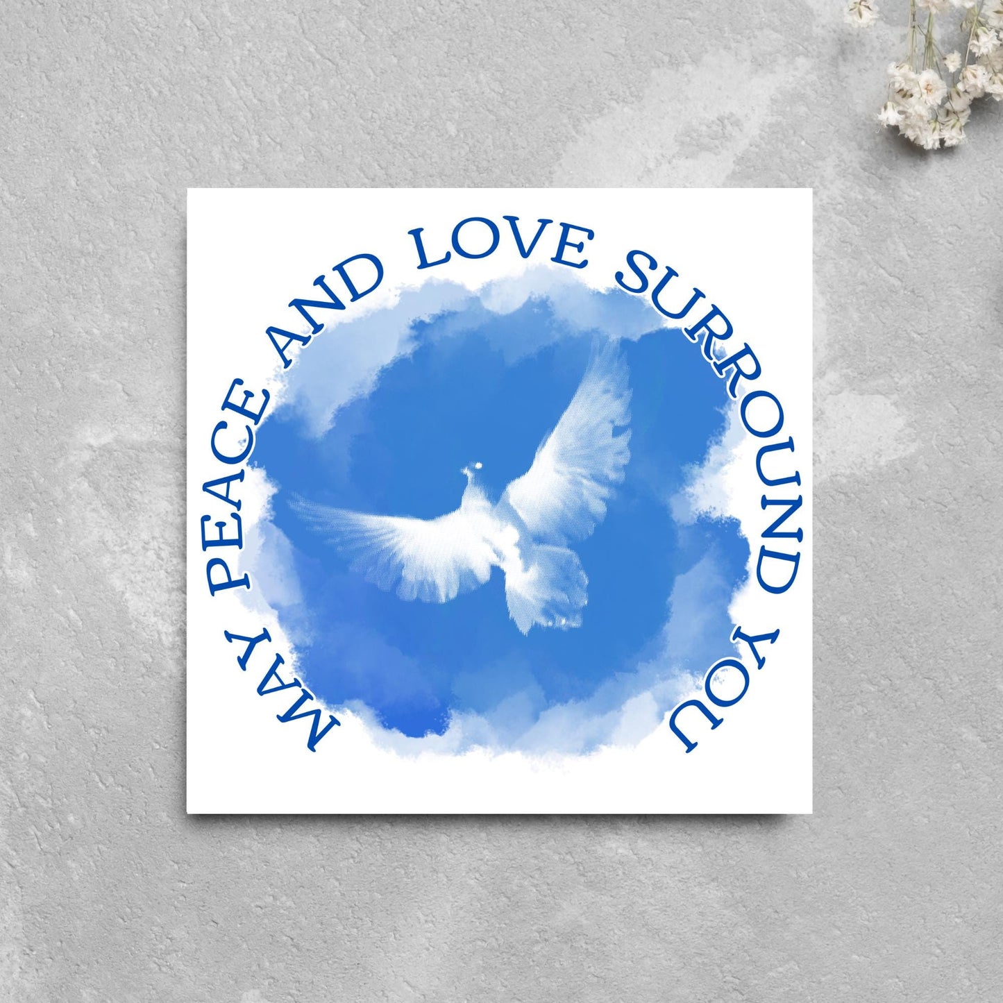 Sorry for Your Loss Card, Bereavement Card, Deepest Sympathy Card, Card for Loss, Rest in Peace, Funeral Card, Condolences Card, Dove Card