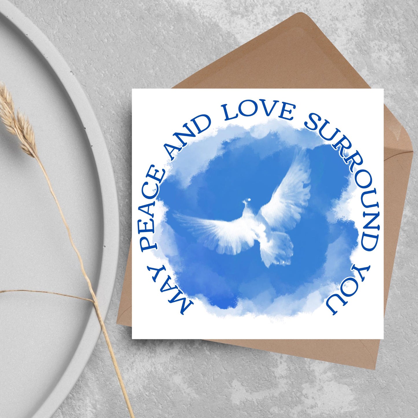 Sorry for Your Loss Card, Bereavement Card, Deepest Sympathy Card, Card for Loss, Rest in Peace, Funeral Card, Condolences Card, Dove Card