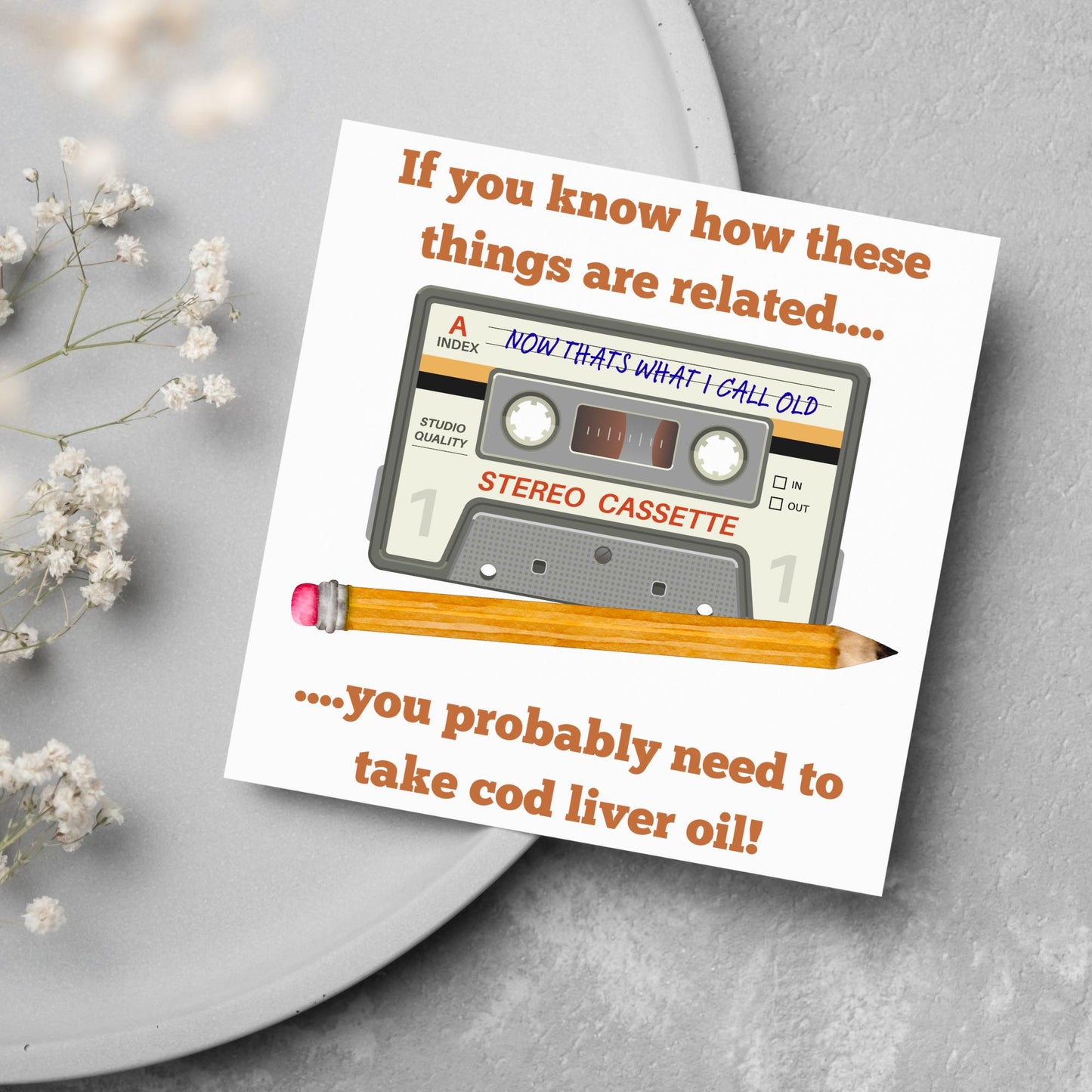 Retro Birthday Card, 80's Birthday Card, 90's Birthday Card, Funny Birthday Card, 40th Birthday, Funny Birthday Card