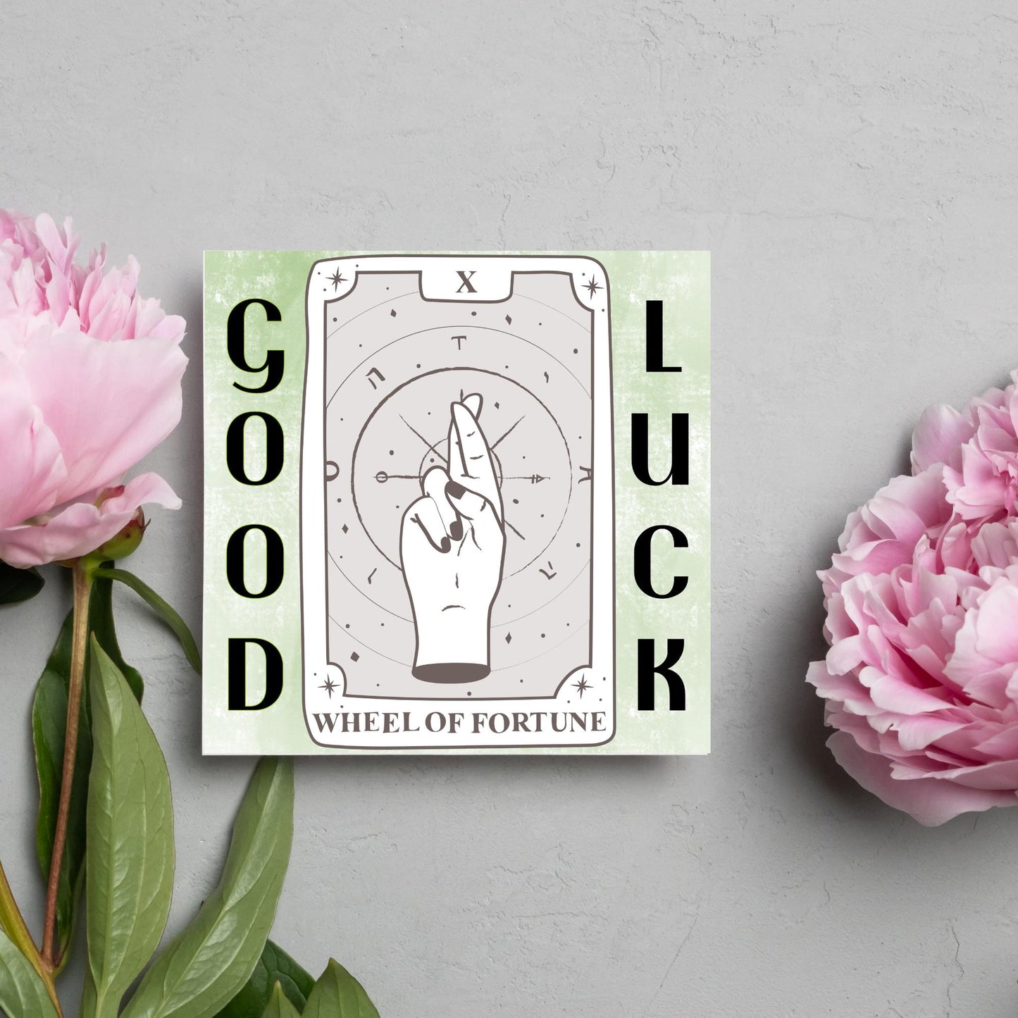Good Luck Card, Exam Card, Tarot Good Luck Card, Driving Test, Travelling Card, New Job Card, Emigrating Card, Leaving Card