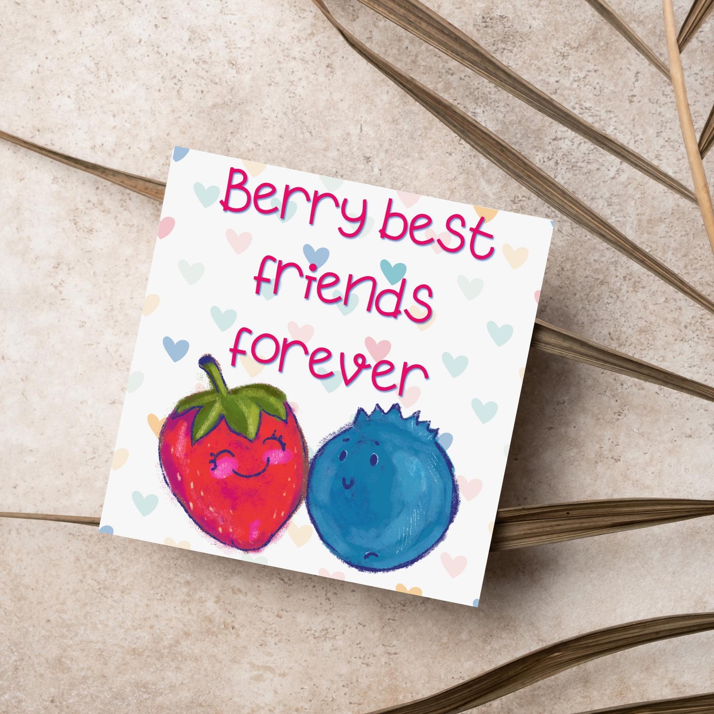 Best Friend Card, Card for Friend, Friendship Card, Bestie, Bezzie Card, BFF Card, Love Card for Friend, Grateful Gard, Long Distance