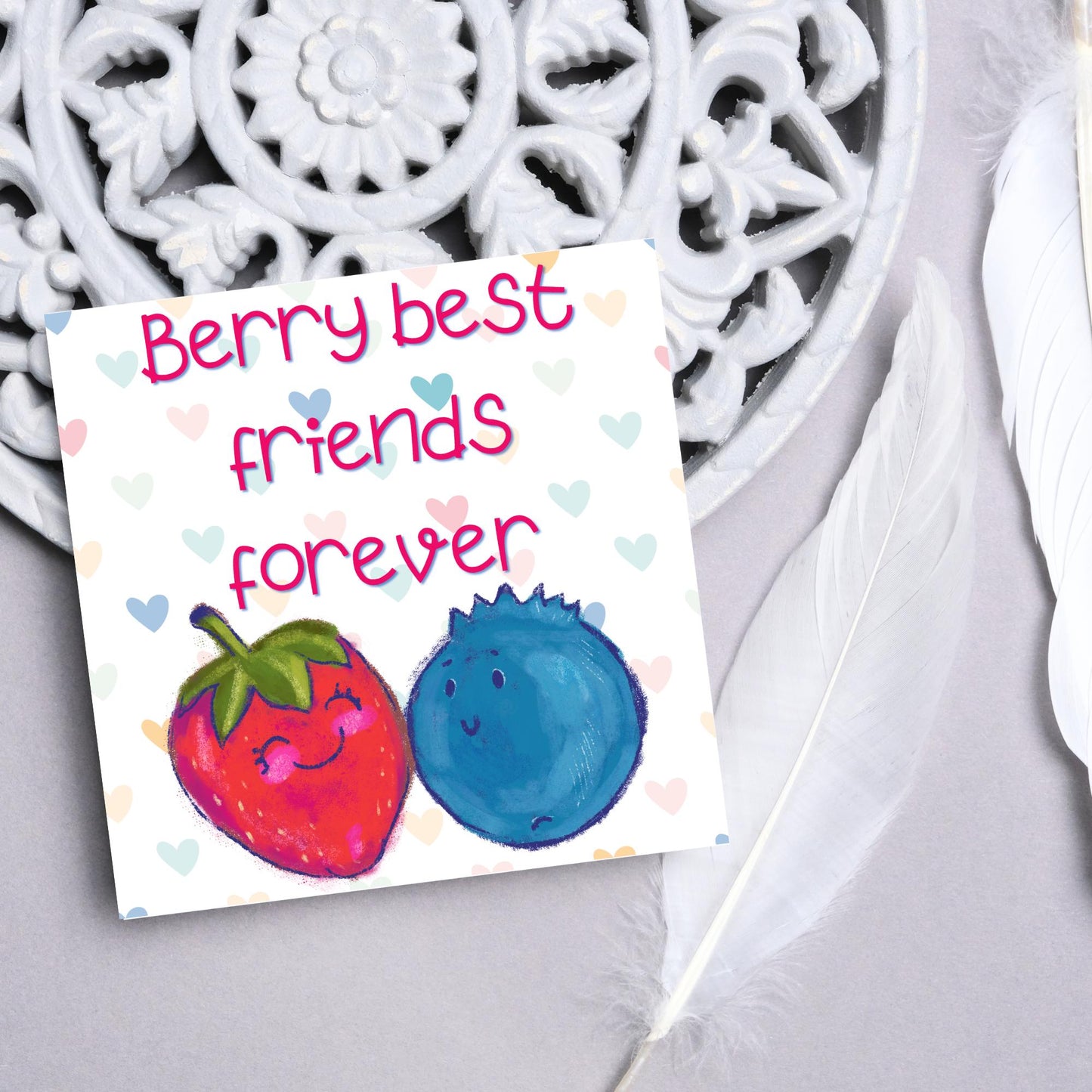 Best Friend Card, Card for Friend, Friendship Card, Bestie, Bezzie Card, BFF Card, Love Card for Friend, Grateful Gard, Long Distance