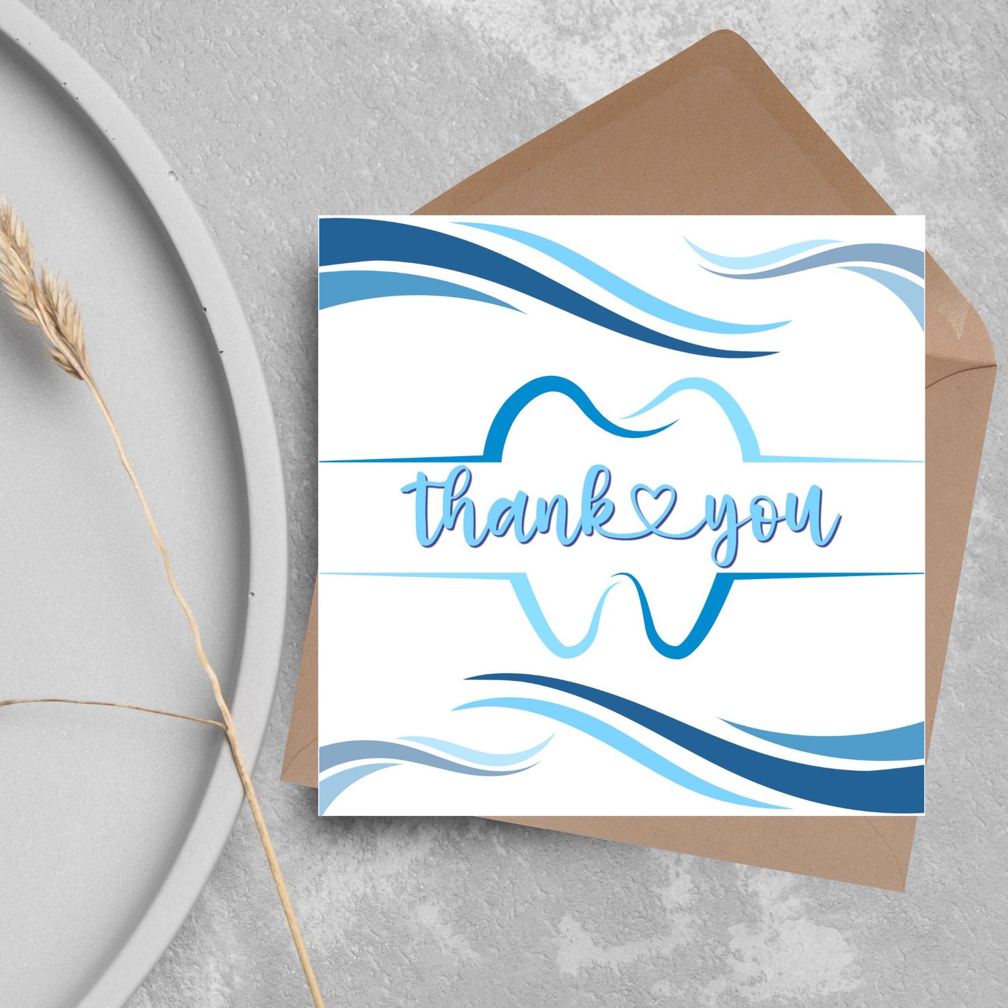 Thank You Card for Dentist, Card For Orthodontist, Dental Thank You Card, Thanks Dental Staff, Dentist Appreciation Card, Dental Nurse Card