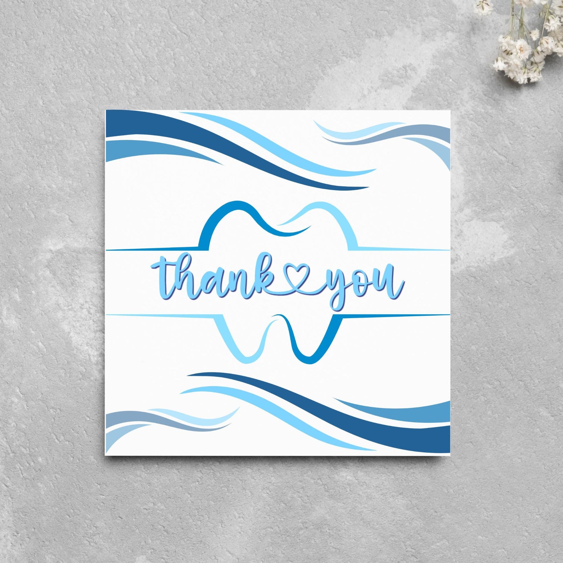 Thank You Card for Dentist, Card For Orthodontist, Dental Thank You Card, Thanks Dental Staff, Dentist Appreciation Card, Dental Nurse Card