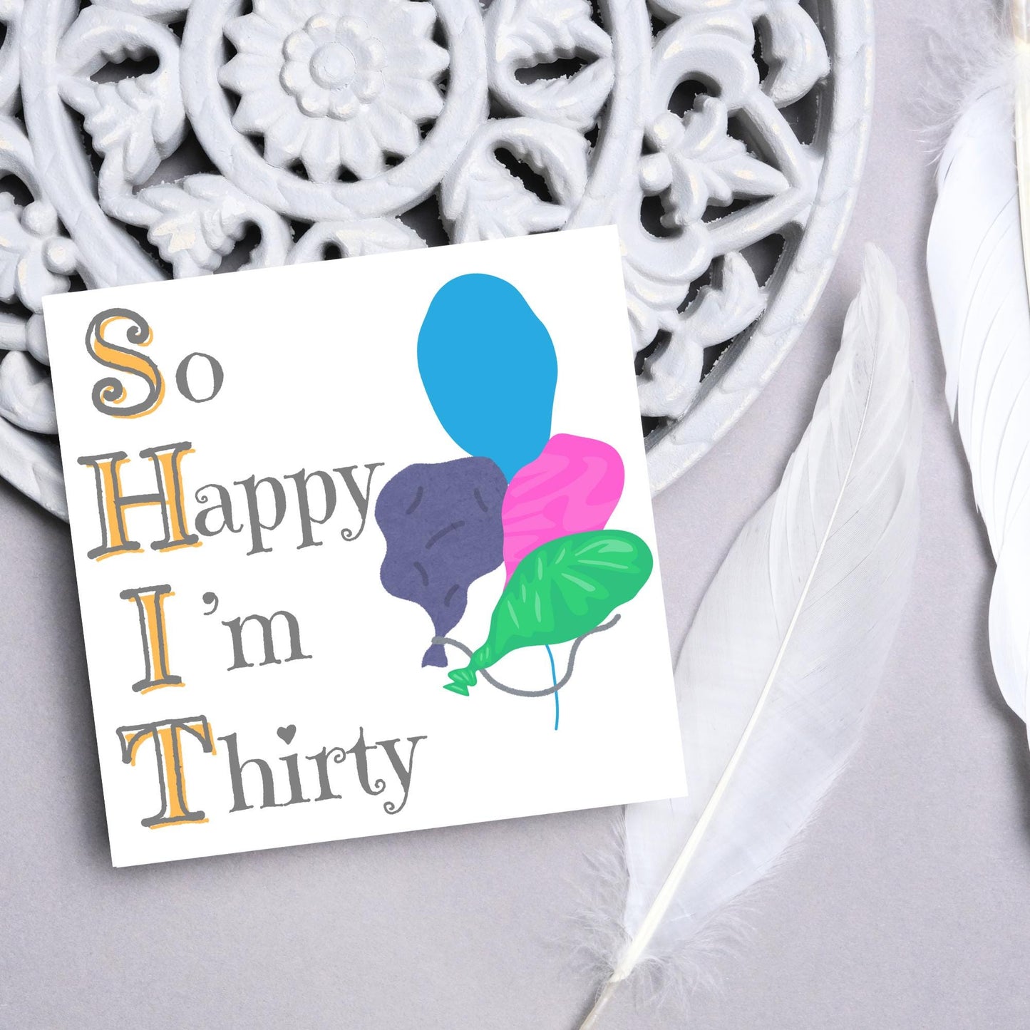 30th Birthday Card, 20th Birthday Card, Thirty Birthday Card, Twenty Birthday Card, Funny Rude Birthday Card, 30 years, 20 years