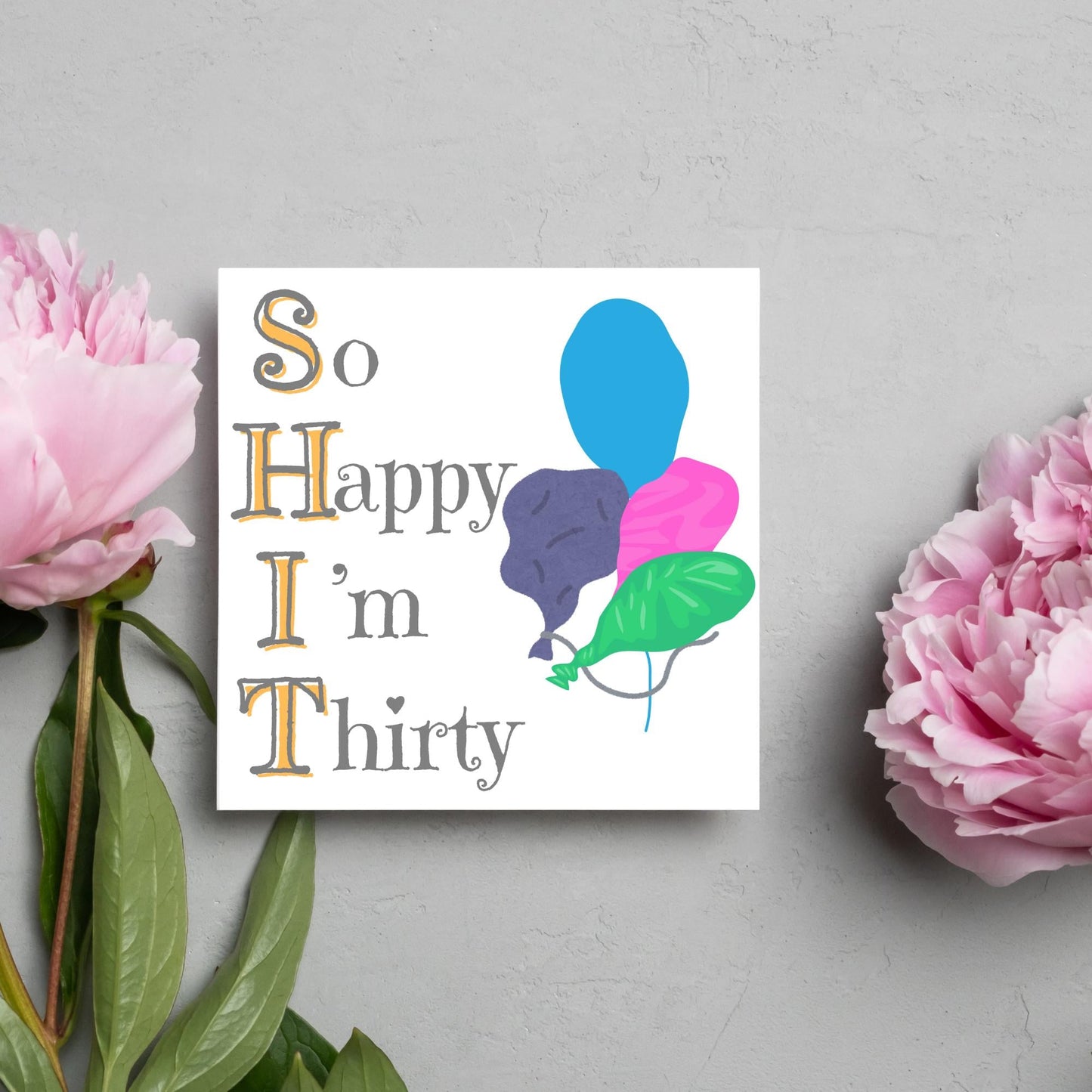 30th Birthday Card, 20th Birthday Card, Thirty Birthday Card, Twenty Birthday Card, Funny Rude Birthday Card, 30 years, 20 years