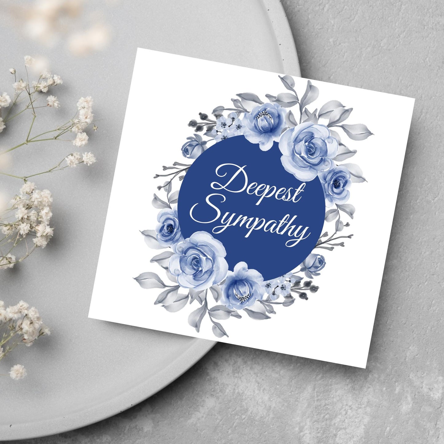 Sorry for Your Loss Card, Bereavement Card, Deepest Sympathy Card, Card for Loss, Rest in Peace, Funeral Card, Condolences Card,