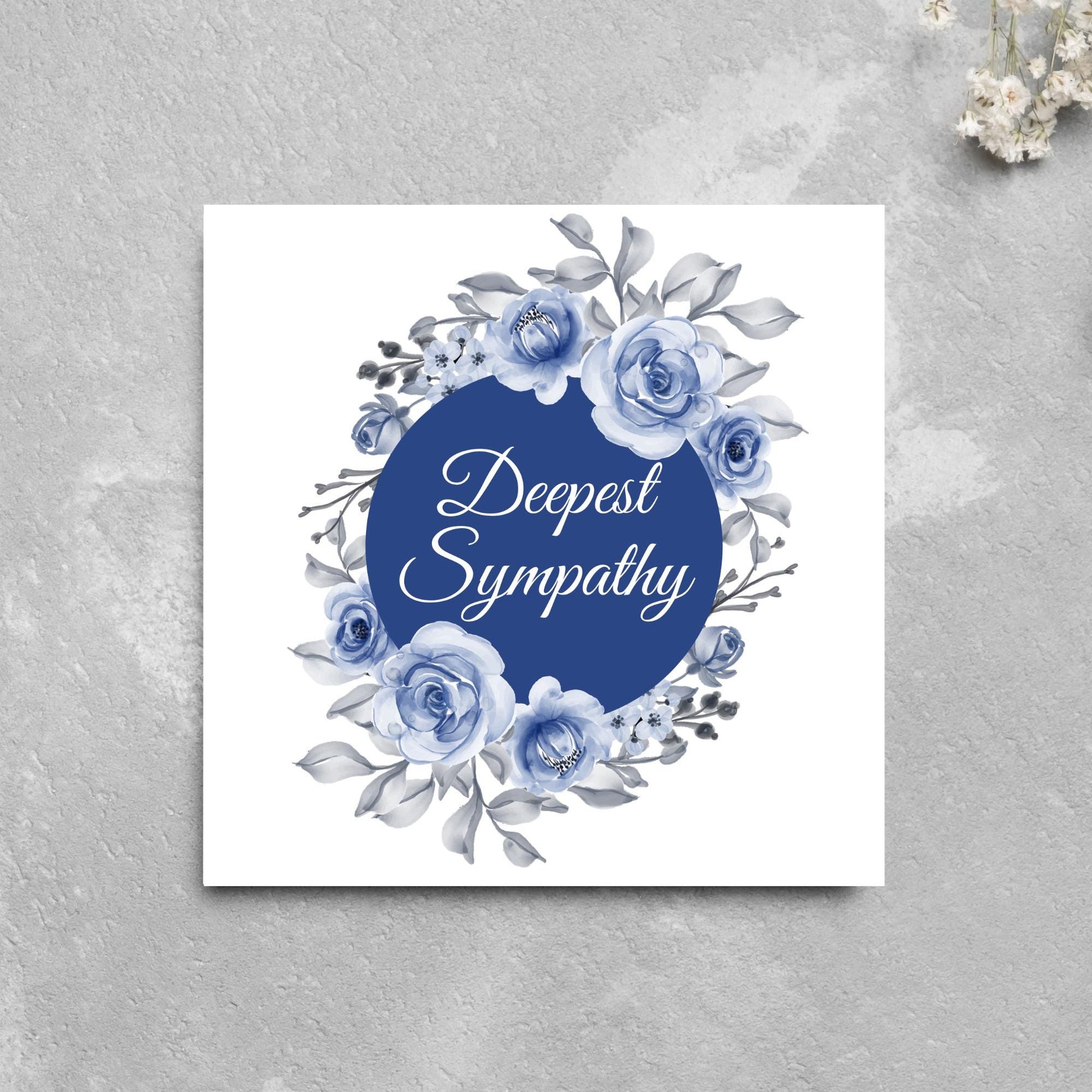 Sorry for Your Loss Card, Bereavement Card, Deepest Sympathy Card, Card for Loss, Rest in Peace, Funeral Card, Condolences Card,