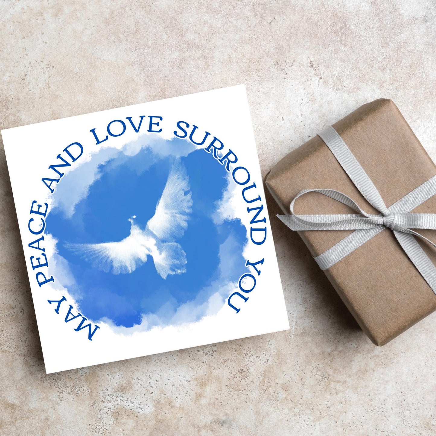 Sorry for Your Loss Card, Bereavement Card, Deepest Sympathy Card, Card for Loss, Rest in Peace, Funeral Card, Condolences Card, Dove Card