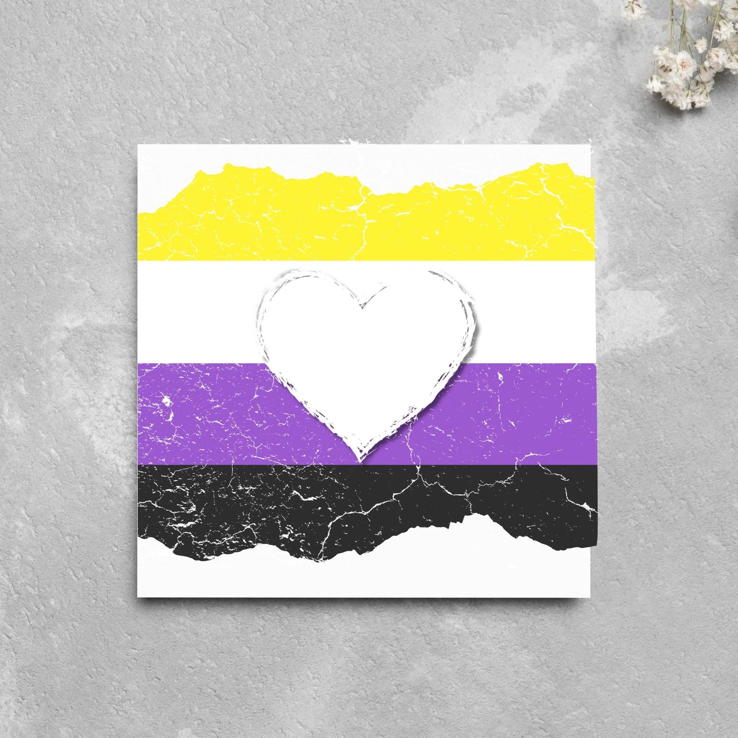 LGBTQ+ Card, Gender Flags, Transgender, Gay, Bi, Gender-Fluid, Pansexual, Lesbian, Coming Out Card, Gender Reassignment Card, Non Binary