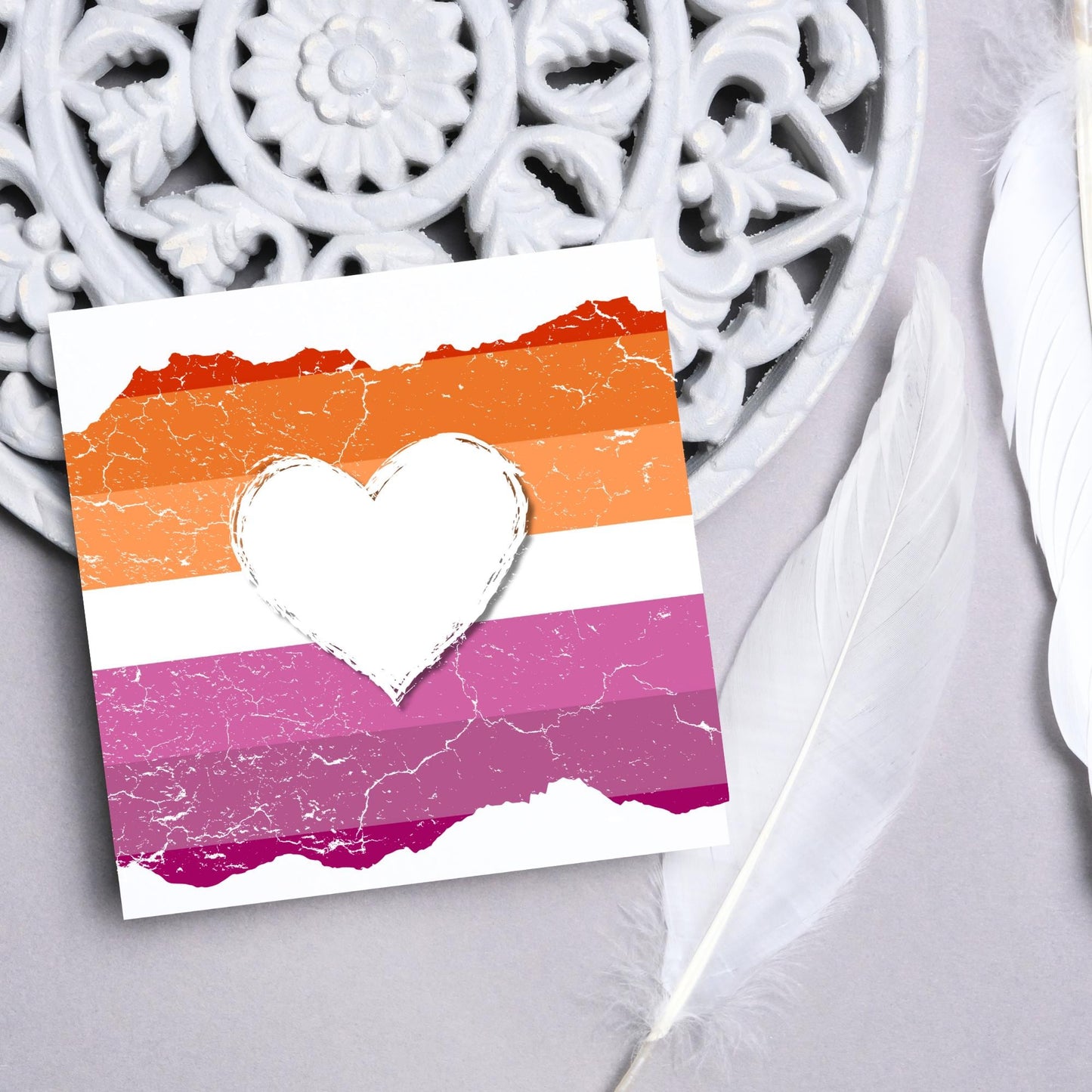 LGBTQ+ Card, Gender Flags, Transgender, Gay, Bi, Gender-Fluid, Pansexual, Lesbian, Coming Out Card, Gender Reassignment Card, Non Binary
