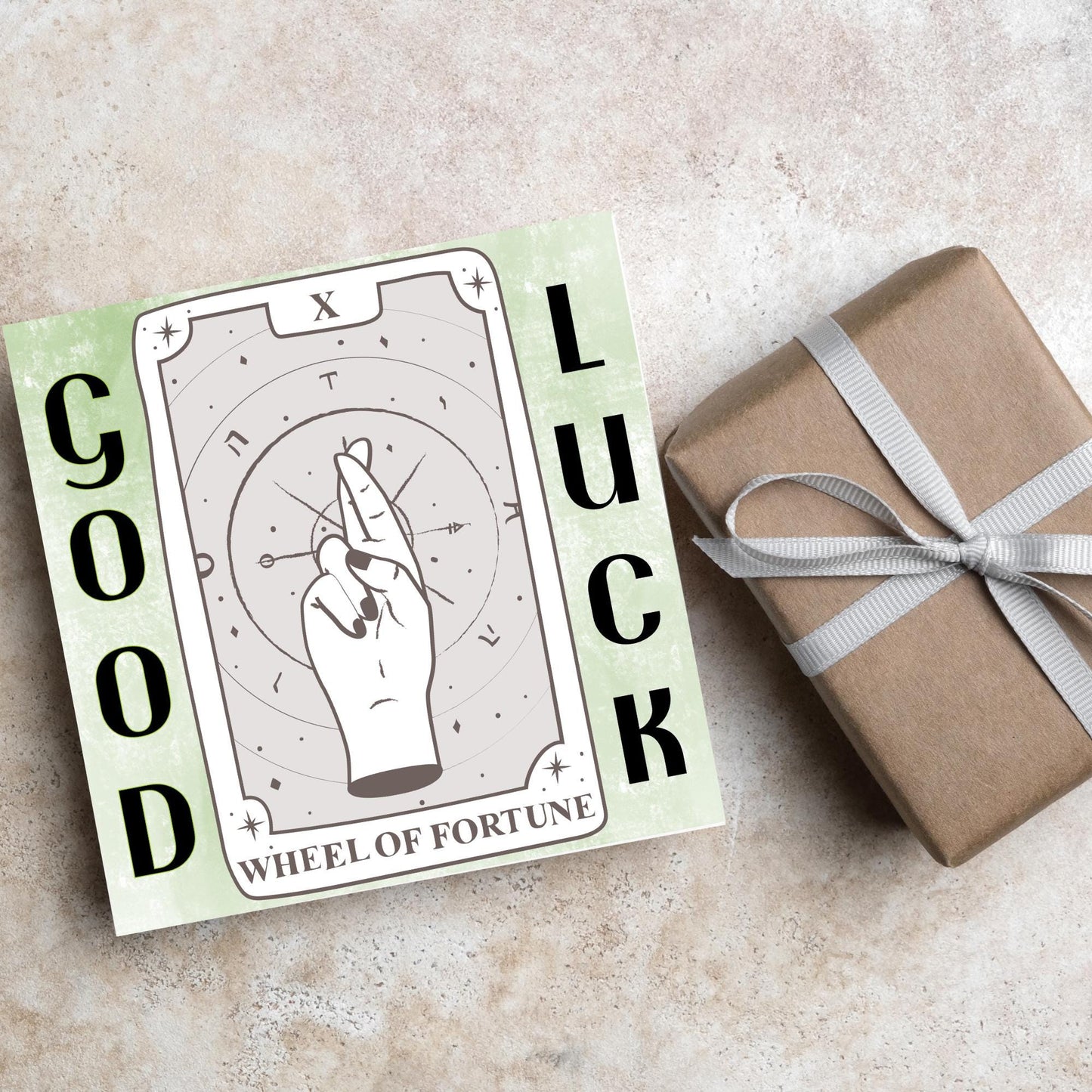 Good Luck Card, Exam Card, Tarot Good Luck Card, Driving Test, Travelling Card, New Job Card, Emigrating Card, Leaving Card