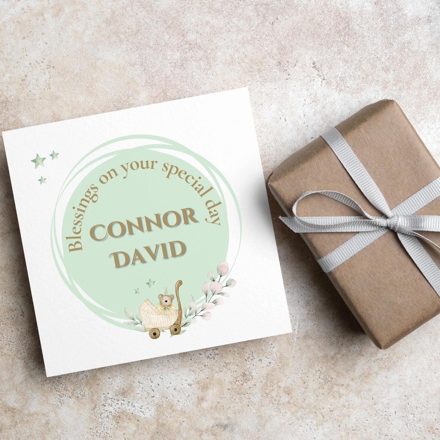 Christening Card, Baptism Card, Baby Baptism, Baby Christening, Naming Ceremony Card, Christian Baby Card, Card For Christening