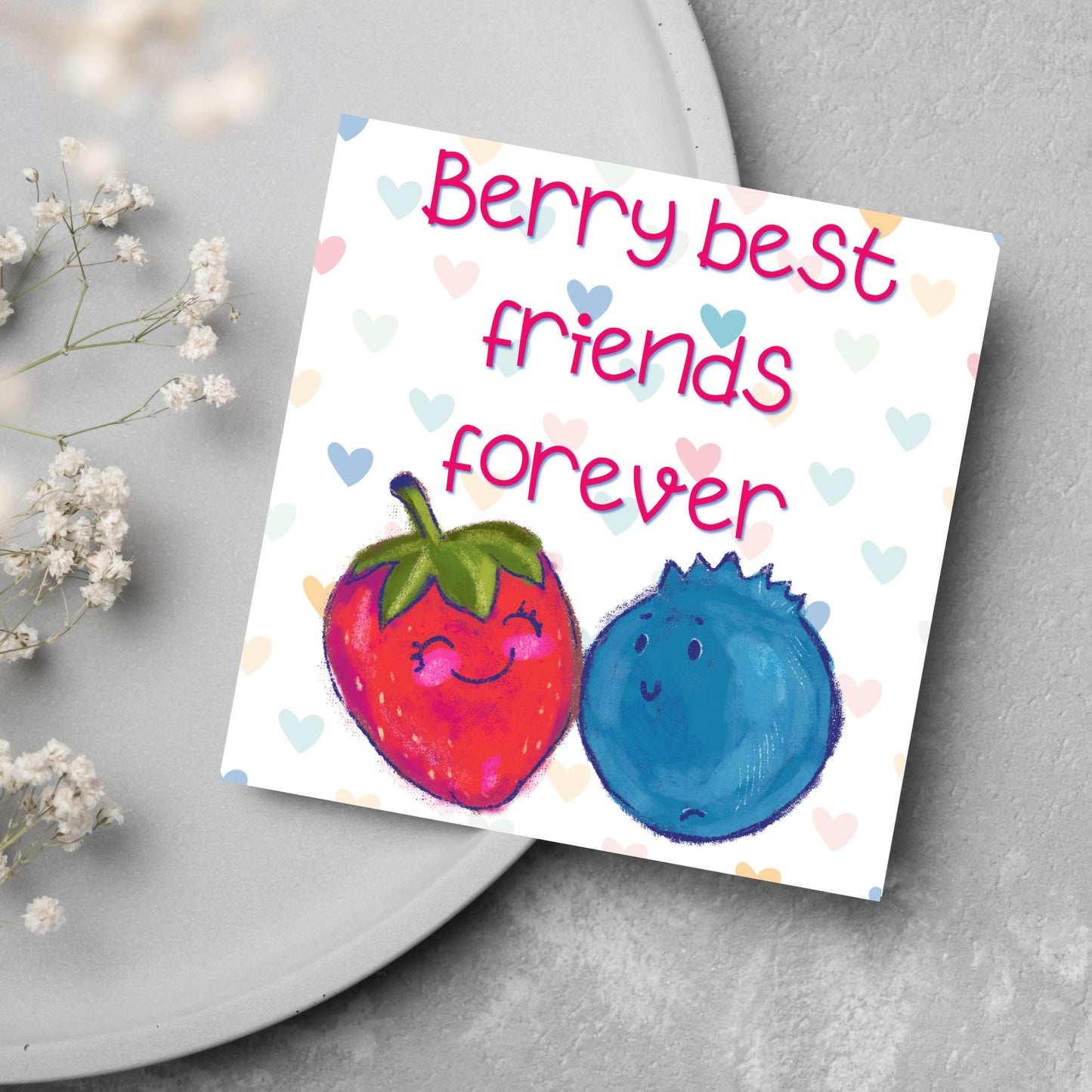 Best Friend Card, Card for Friend, Friendship Card, Bestie, Bezzie Card, BFF Card, Love Card for Friend, Grateful Gard, Long Distance