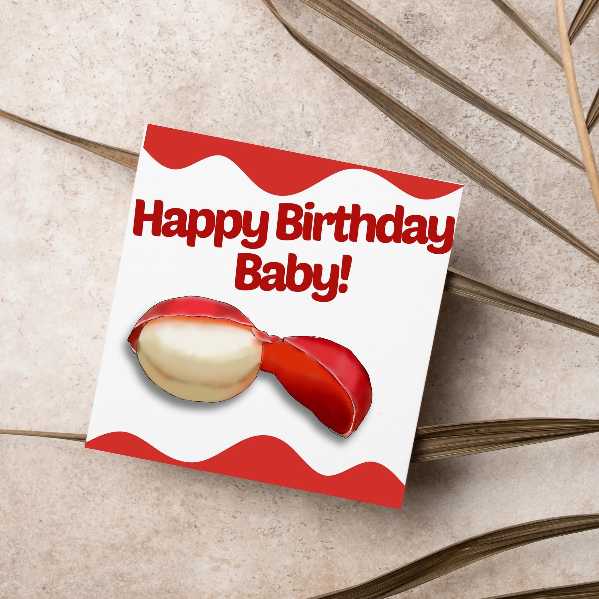 Cheese Birthday Card, British Themed Birthday Card, Funny Birthday Card, Baby Bell, Edam Card, Card for Wife, Card for Husband