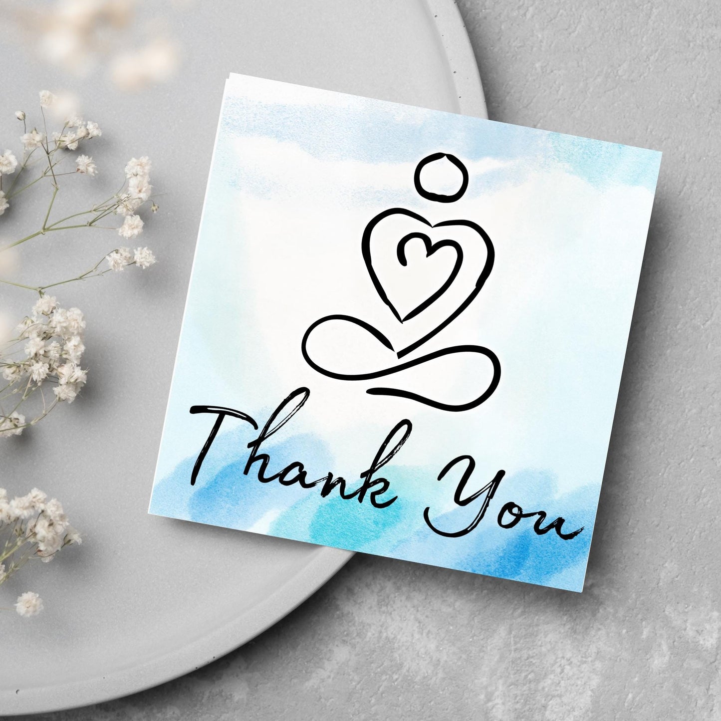 Thank You Card for Therapist, Card for Counsellor, Holistic Card, Healer Card, Psychologist Thank You Card, EMDR, CBT, DBT Thanks Card
