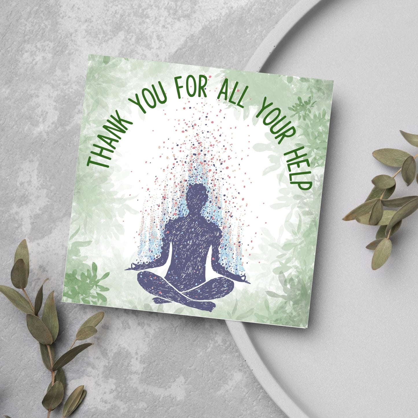 Thank You Card for Therapist, Card for Counsellor, Holistic Card, Healer Card, Psychologist Thank You Card, EMDR, CBT, DBT Thanks Card