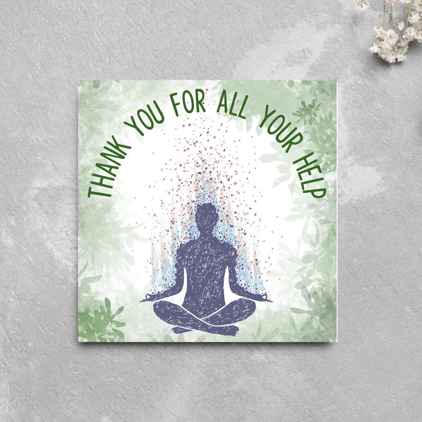 Thank You Card for Therapist, Card for Counsellor, Holistic Card, Healer Card, Psychologist Thank You Card, EMDR, CBT, DBT Thanks Card