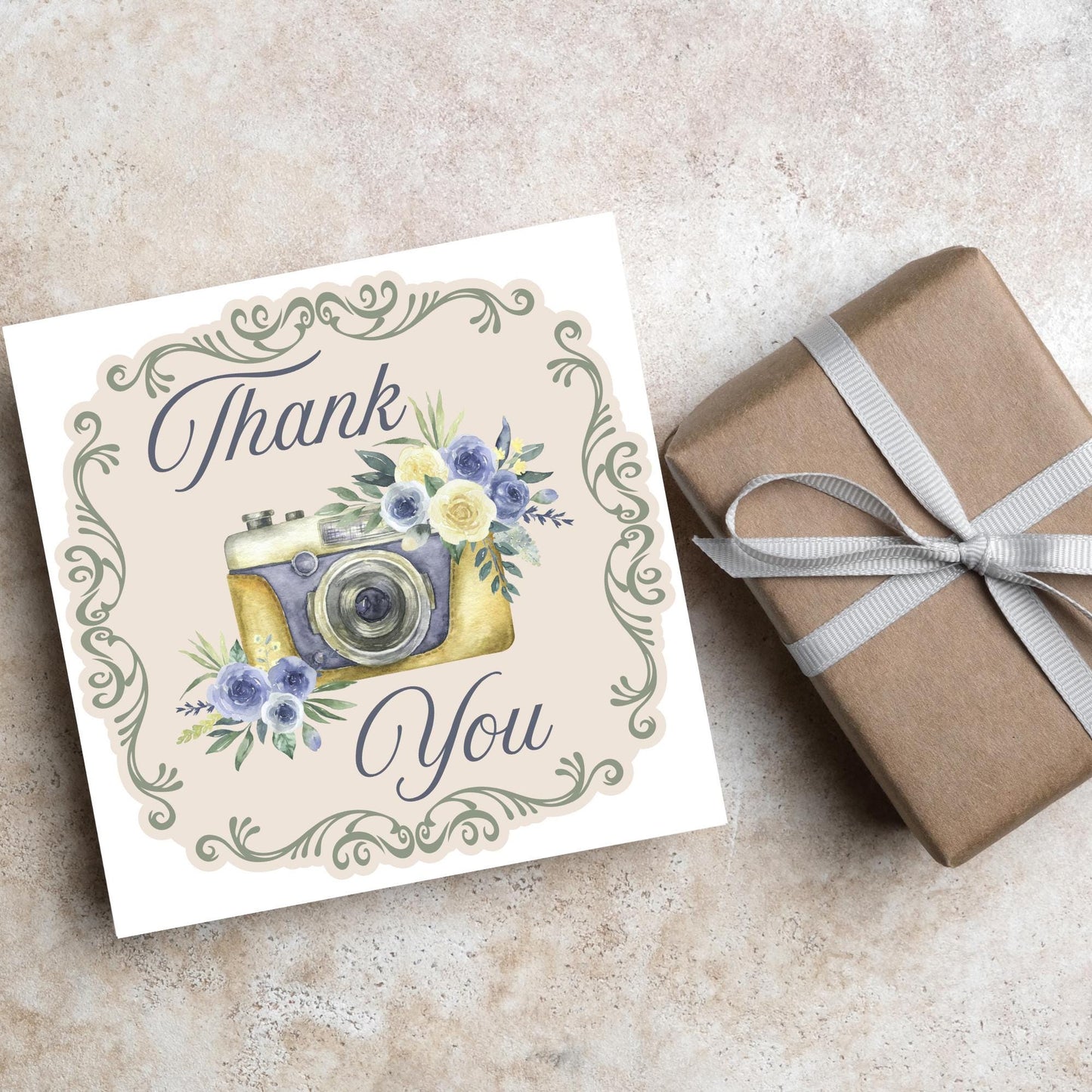 Thank You Card for Wedding Photographer, Thanks Photographer, Wedding Thank You, Photography Thanks Card, Thank You Photo Card