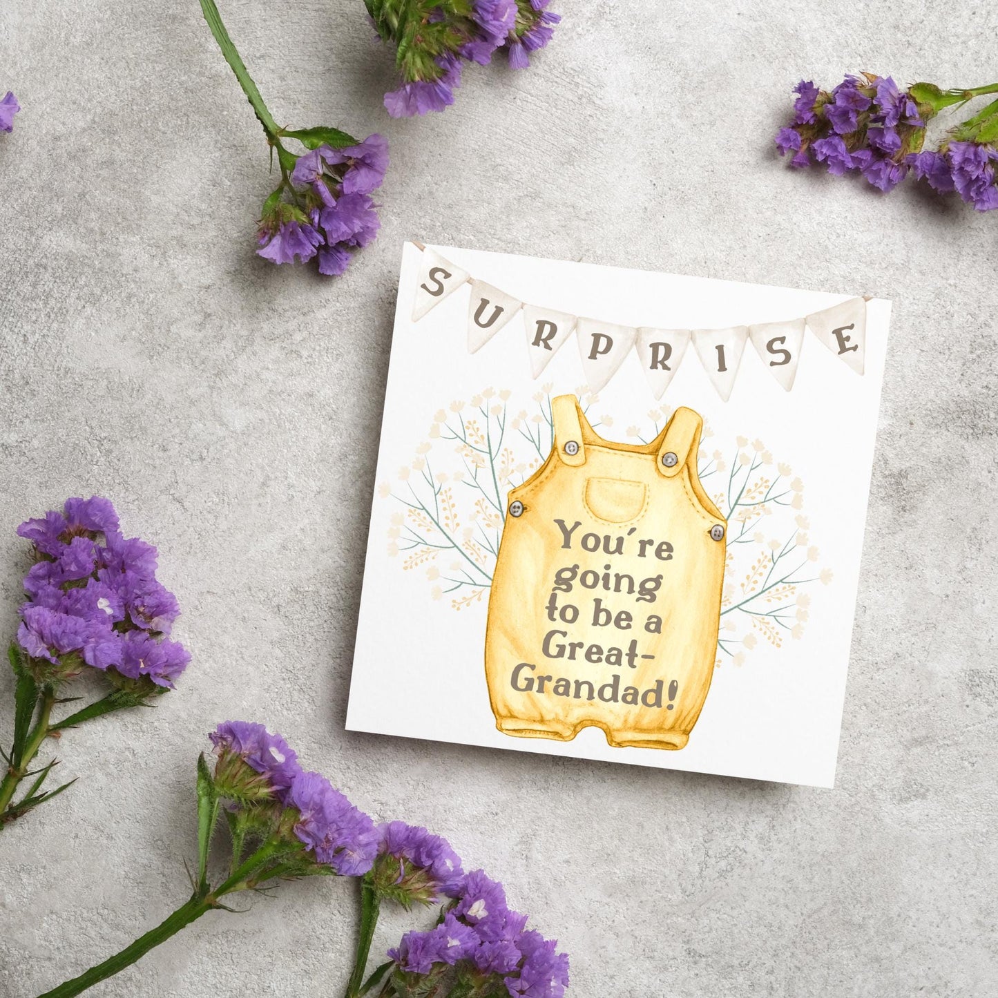 Pregnancy Announcement Card for Family Member, You're going to be an Aunt, Uncle, Grandma, Grandad, Personalised Pregnancy Announcement