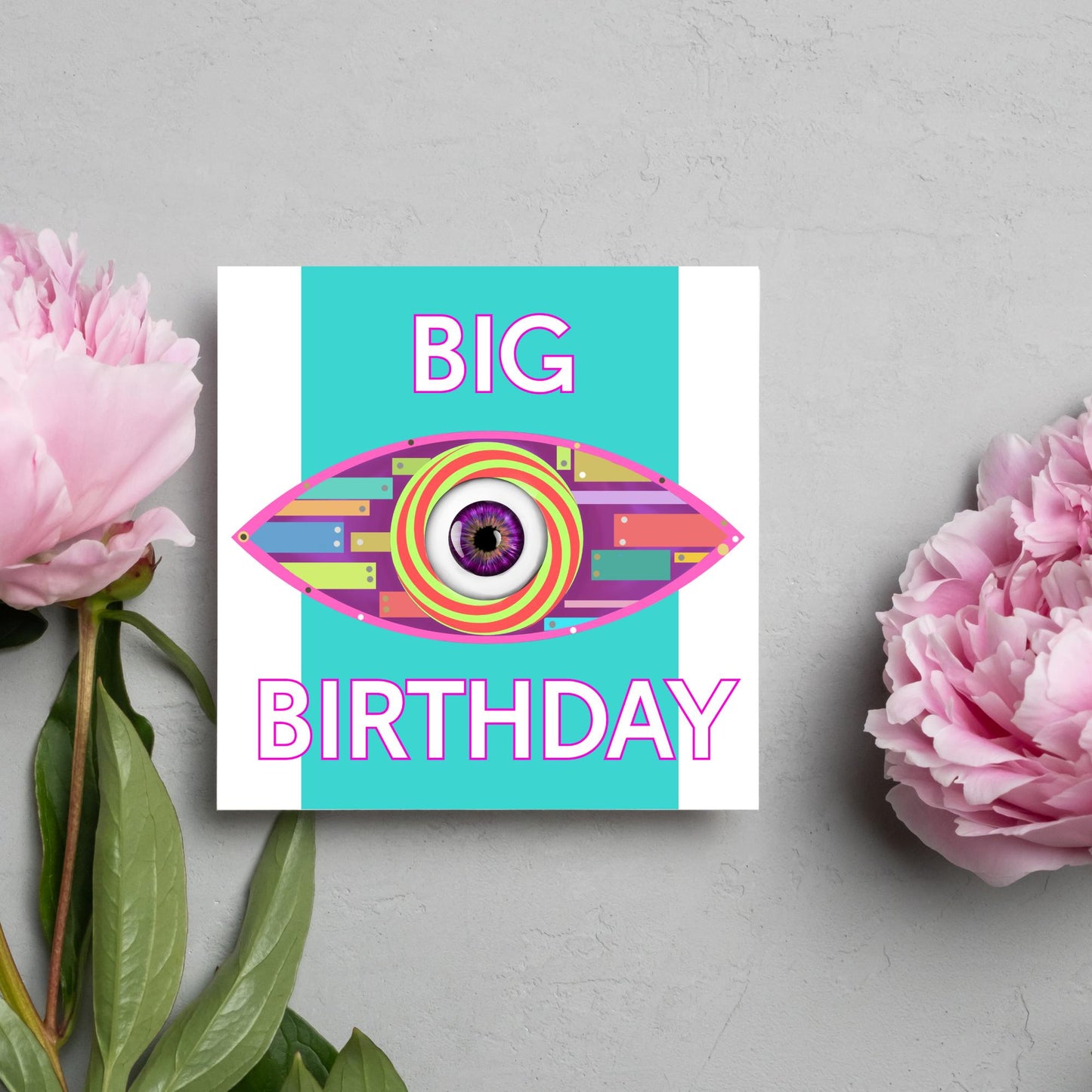 Big Brother Themed Birthday Card, Funny Birthday Card, Card for Brother, Birthday Card for Sister, Fan Card, Card for housemate