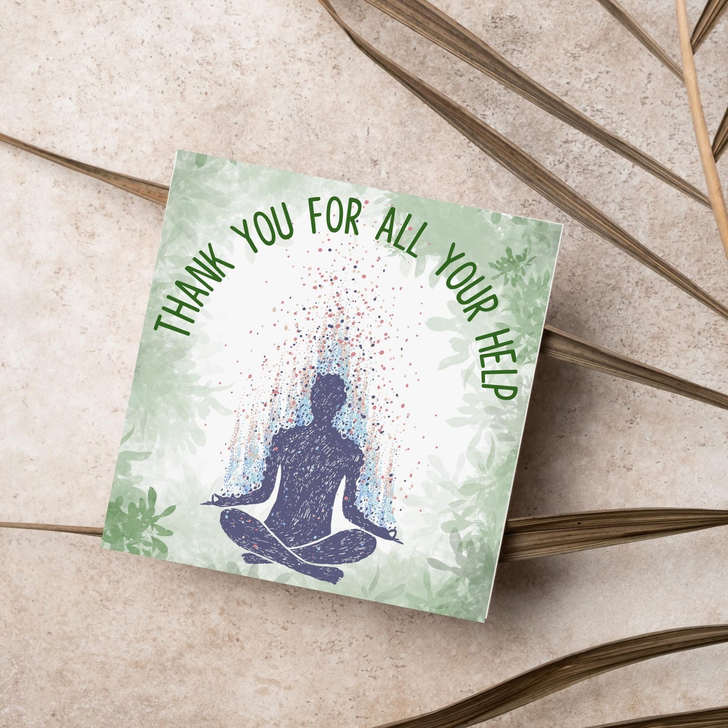 Thank You Card for Therapist, Card for Counsellor, Holistic Card, Healer Card, Psychologist Thank You Card, EMDR, CBT, DBT Thanks Card