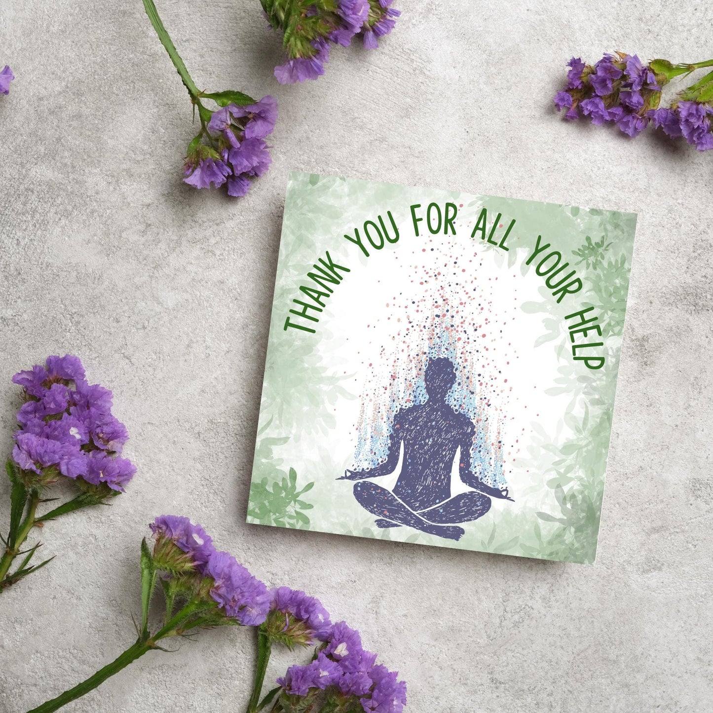Thank You Card for Therapist, Card for Counsellor, Holistic Card, Healer Card, Psychologist Thank You Card, EMDR, CBT, DBT Thanks Card