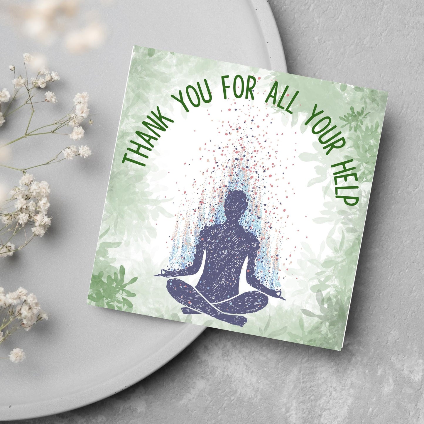 Thank You Card for Therapist, Card for Counsellor, Holistic Card, Healer Card, Psychologist Thank You Card, EMDR, CBT, DBT Thanks Card