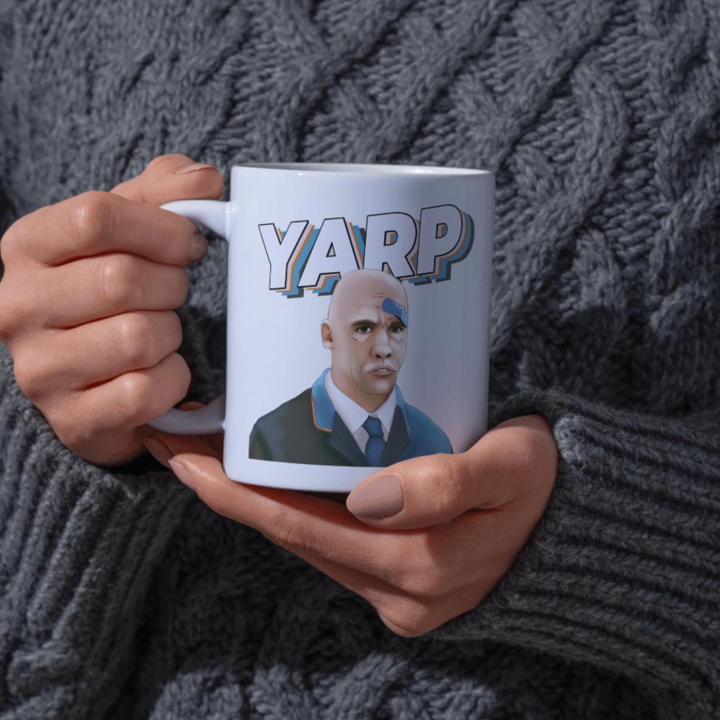 Hot Fuzz Yarp Mug, Cornetto trilogy, Hot Fuzz Gift, Movie Buff Gift, Funny Movie Mug, Yarp or Narp, Lurch Mug, The Greater Good