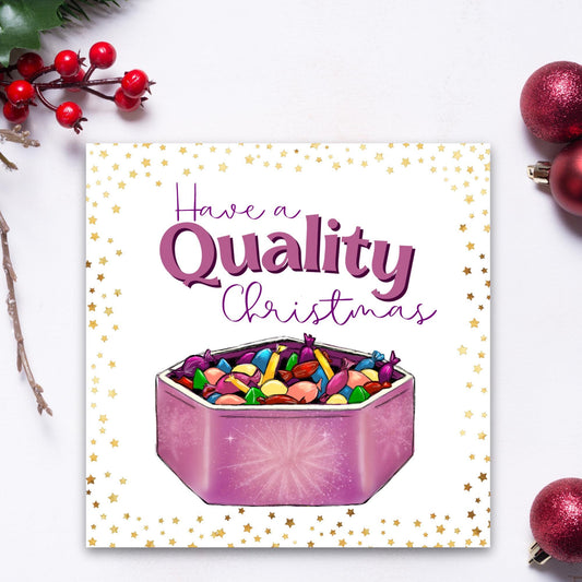 Chocolate Christmas card with Quality design - Cards for Him, Cards for Her, Christmas Chocolates, Christmas Card for Dad, For Mum